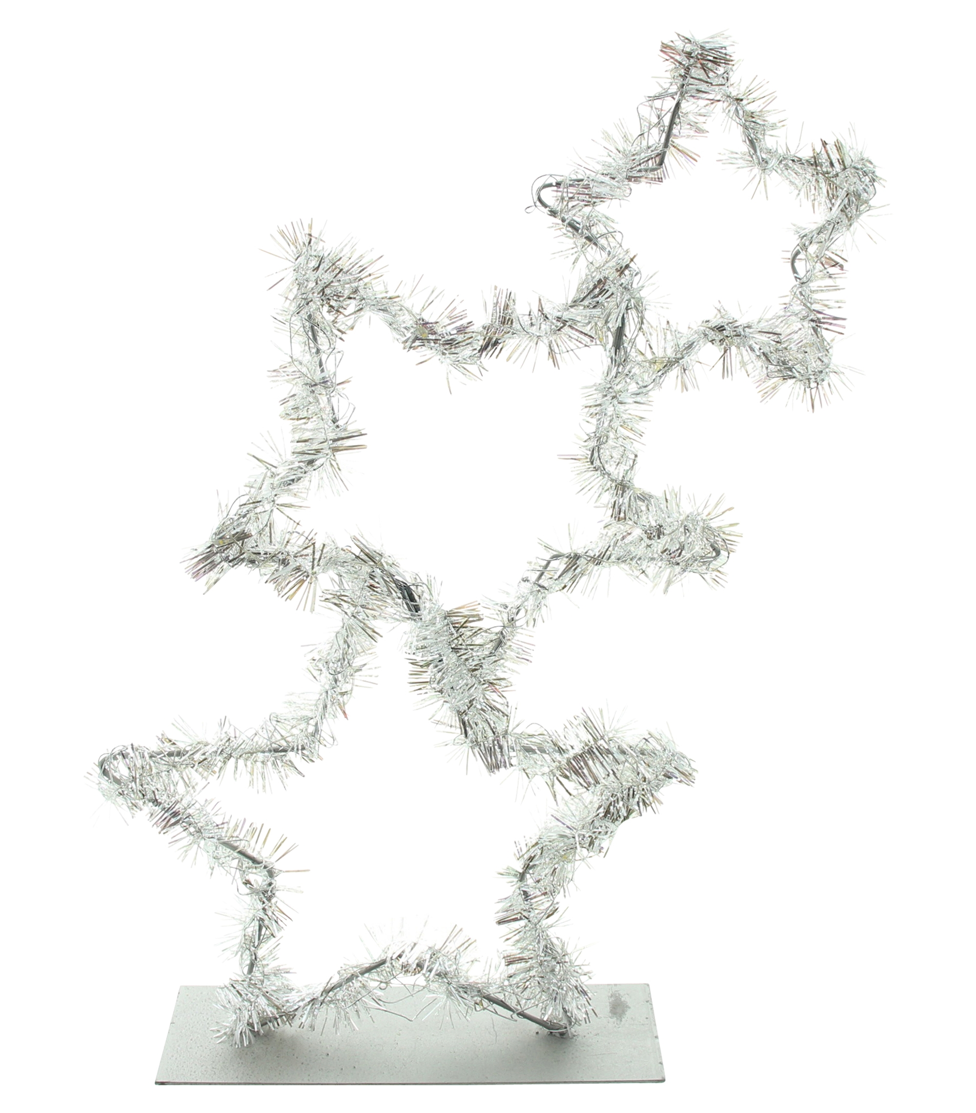 Acheter Étoile LED "scintillement argenté"  dans la boutique en ligne de Frank Flechtwaren pour Étoiles