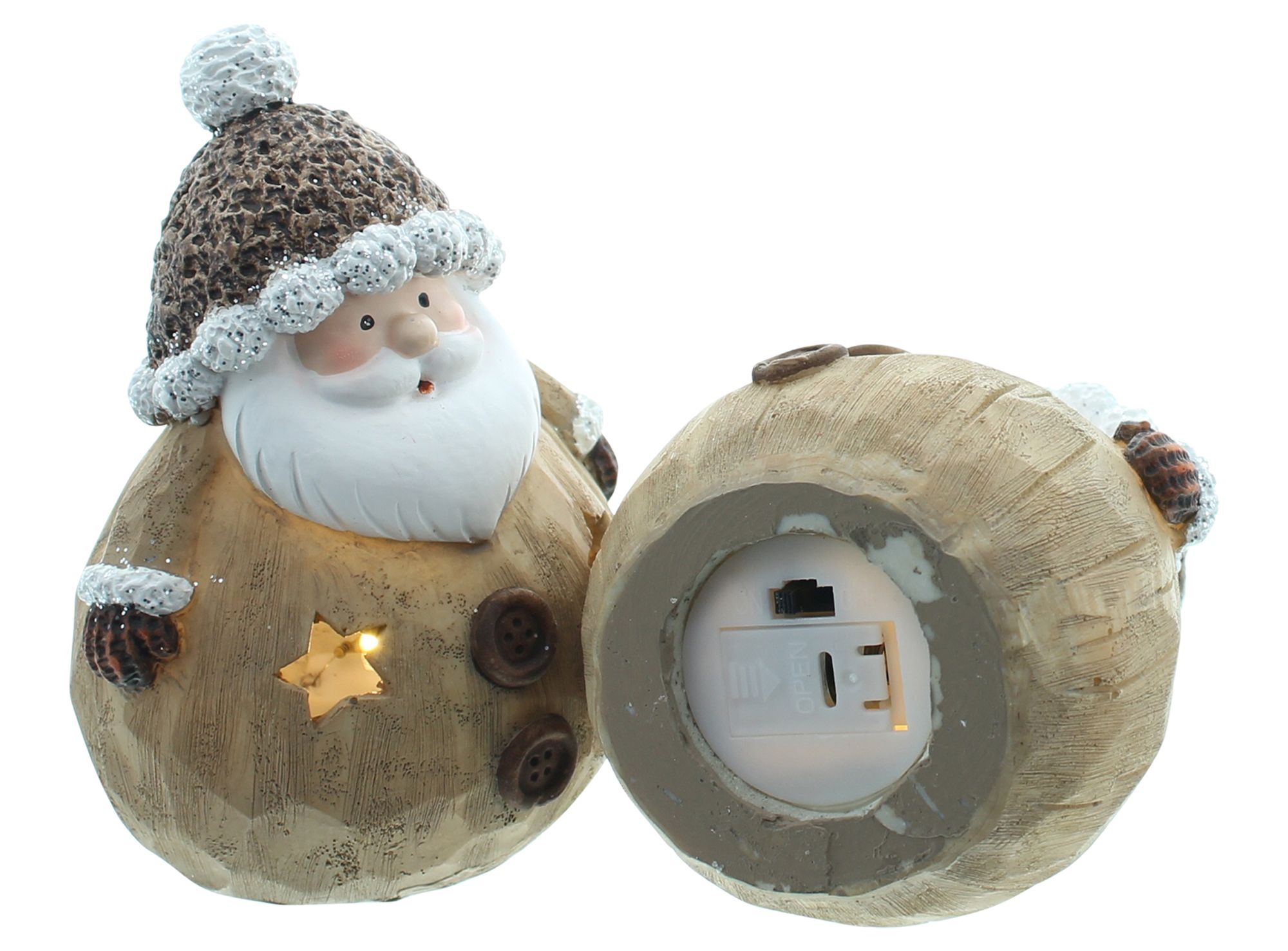 Acheter Lot de 2 figurines LED "copains d'hiver"  dans la boutique en ligne de Frank Flechtwaren pour Noël