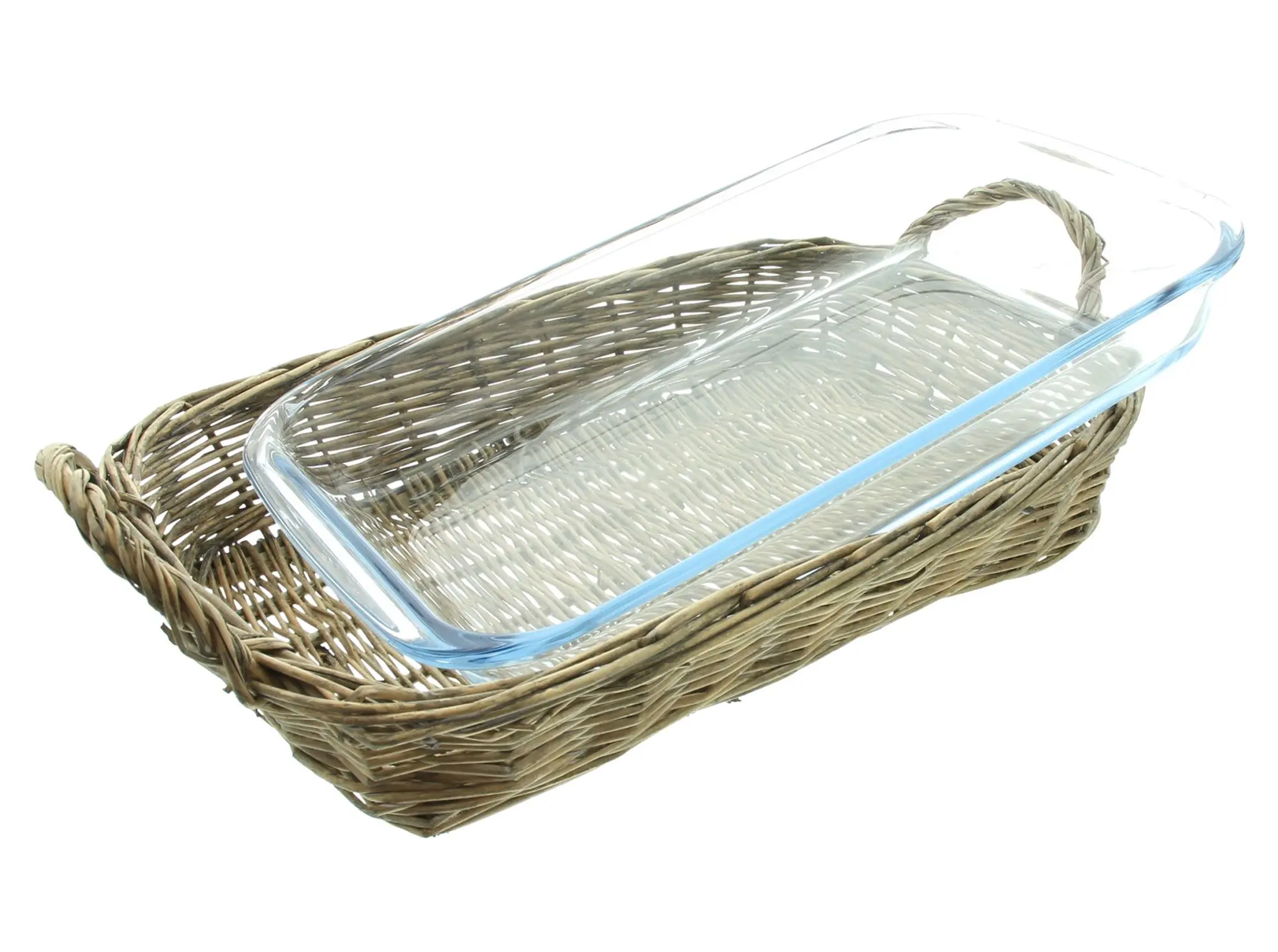 Acheter Plat à gratin "cuisine" avec panier en osier  dans la boutique en ligne de Frank Flechtwaren pour Cuisine