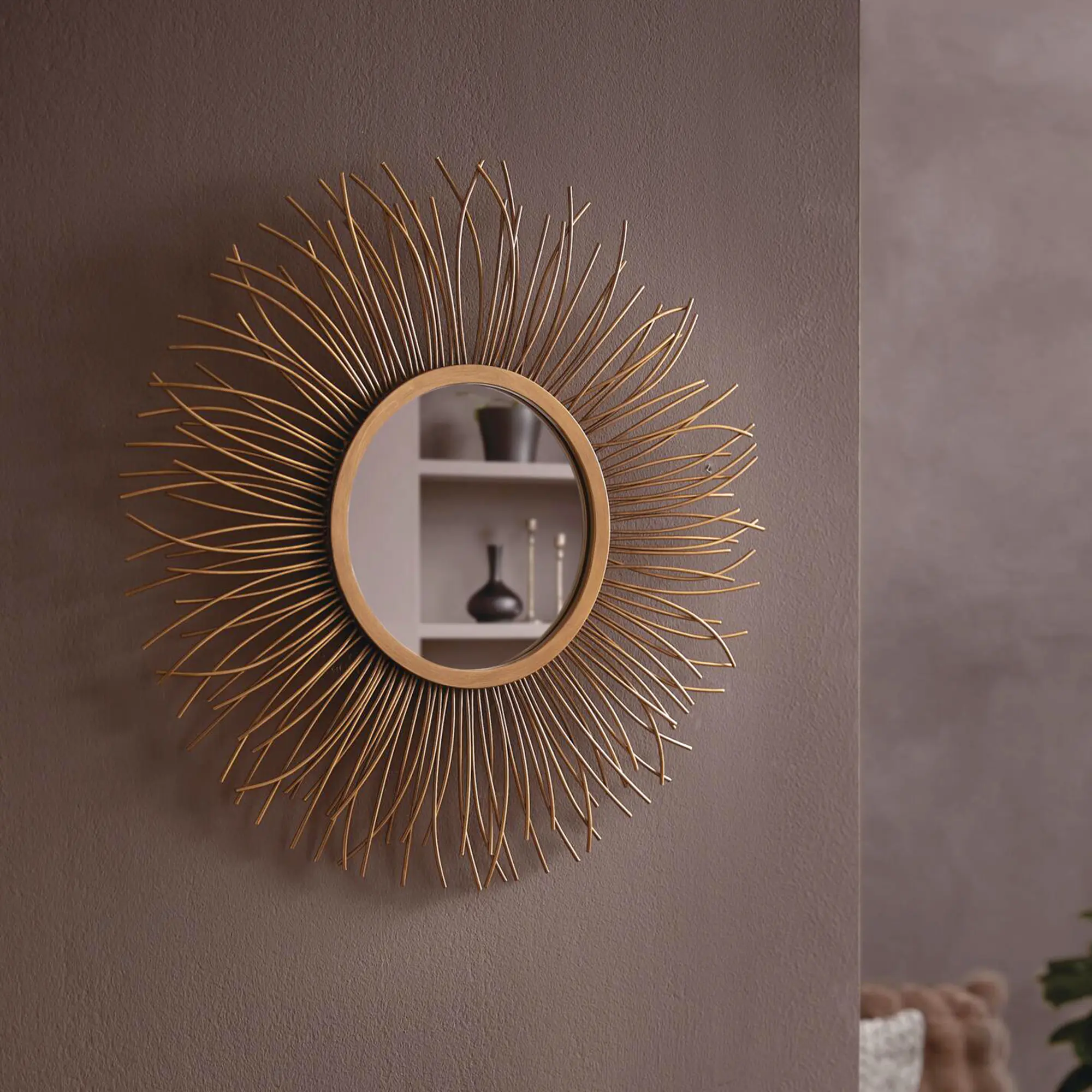 Acheter Miroir mural "Soleil"  dans la boutique en ligne de Frank Flechtwaren