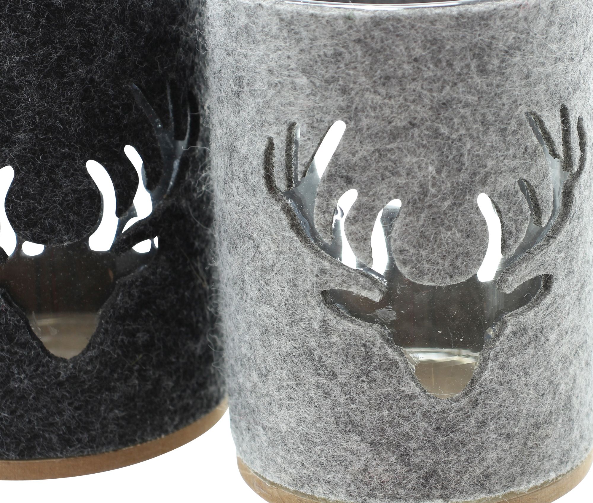 Acheter Lot de 2 lumignons "cerf"  dans la boutique en ligne de Frank Flechtwaren pour Motif tendance cerf