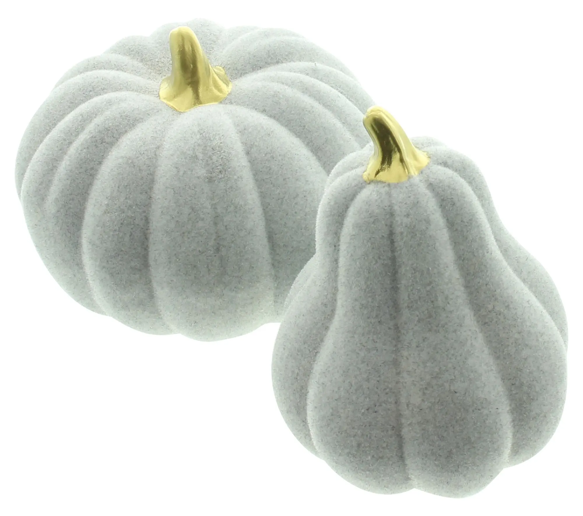 Acheter Lot de 2 citrouilles "gris"  dans la boutique en ligne de Frank Flechtwaren pour Citrouilles