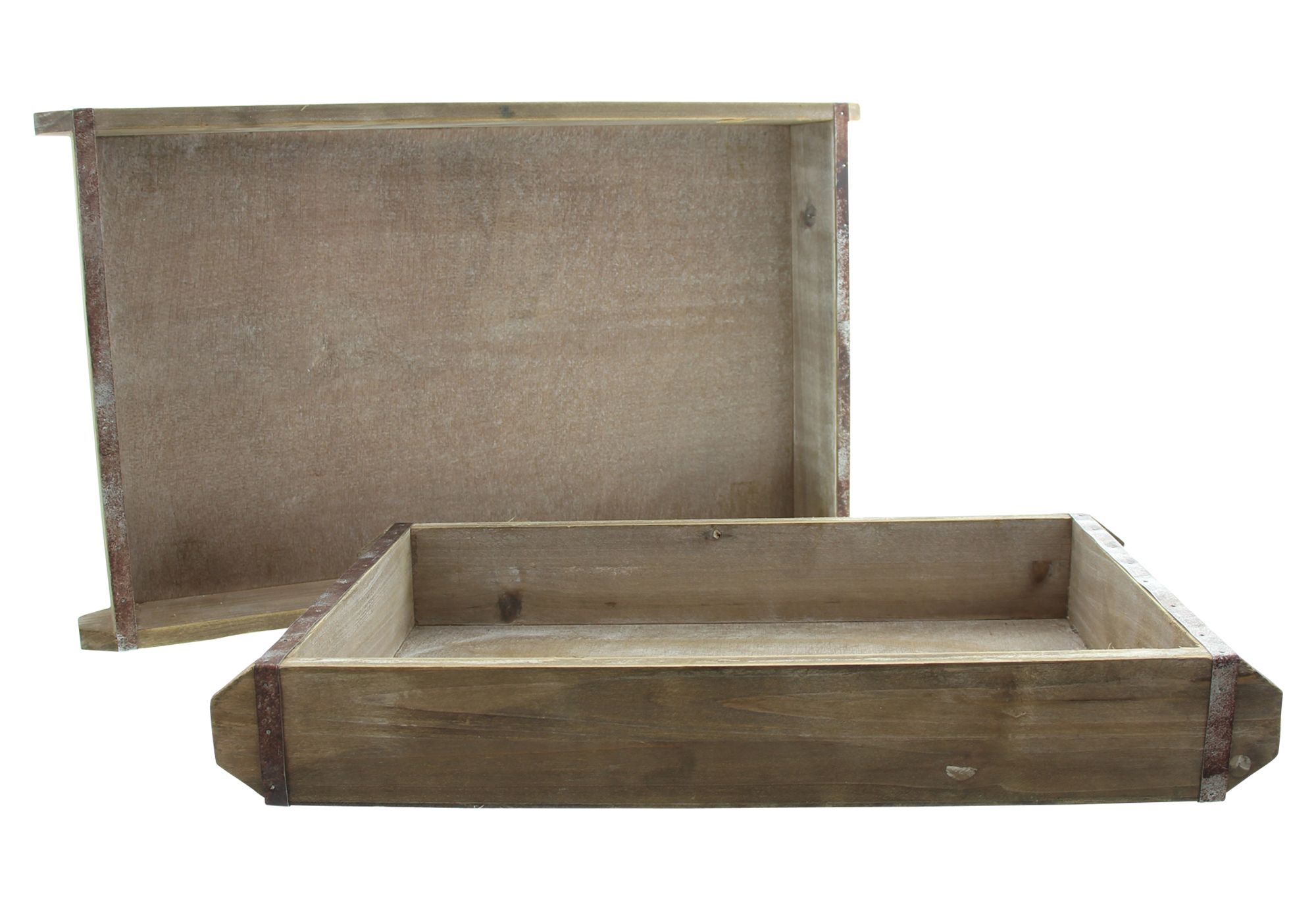 Acheter Lot de 2 plateaux "industriel" dans la boutique en ligne de Frank Flechtwaren pour Bella Italia Acheter Lot de 2 plateaux "industriel" dans la boutique en ligne de Frank Flechtwaren pour Bella Italia