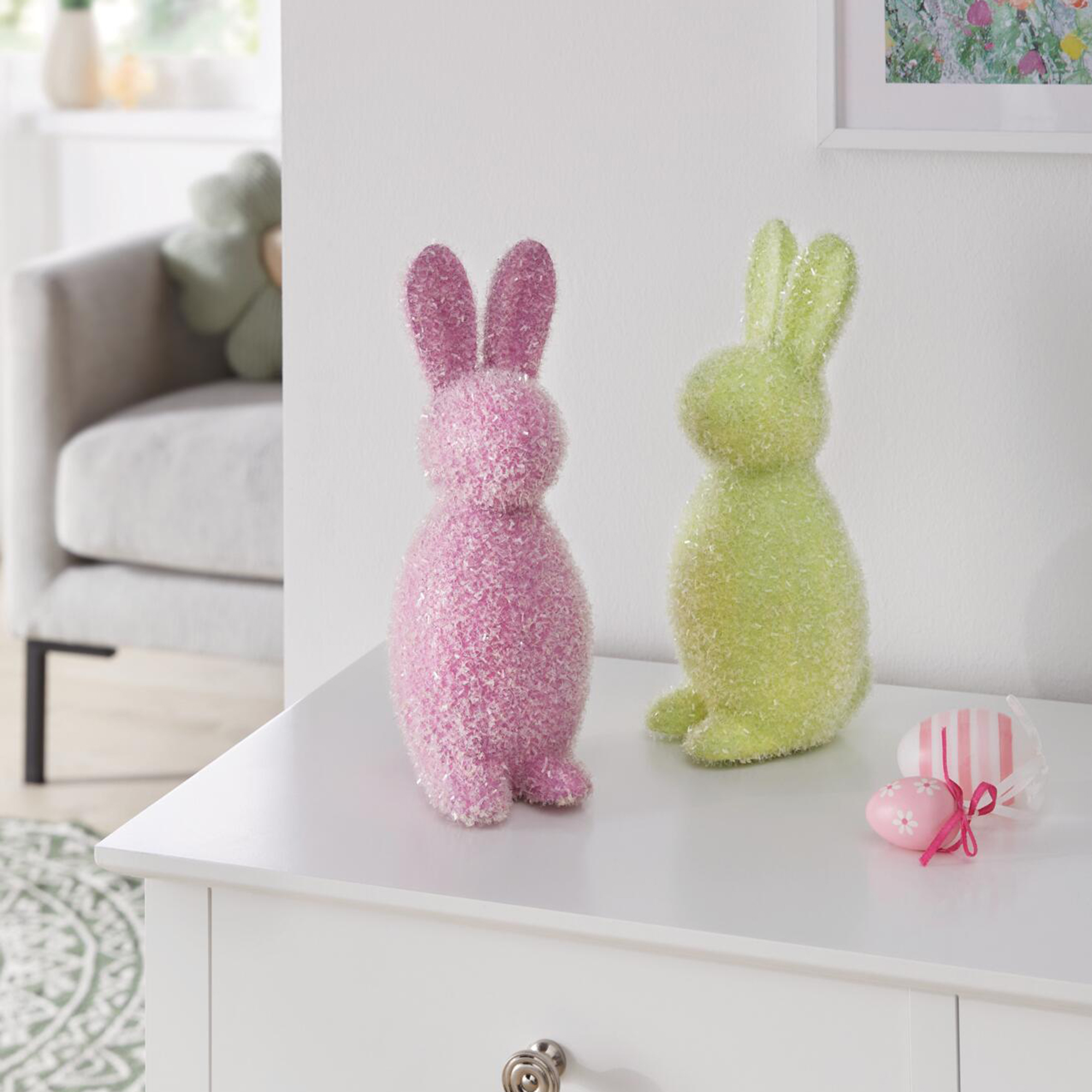 Acheter Lot de 2 figurines "couleurs pailletées"  dans la boutique en ligne de Frank Flechtwaren