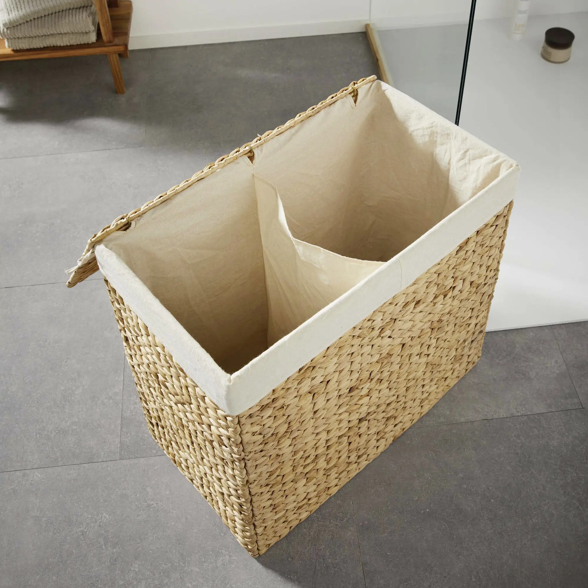 Acheter Panier à ling "double" dans la boutique en ligne de Frank Flechtwaren pour Salle de bain Acheter Panier à ling "double" dans la boutique en ligne de Frank Flechtwaren pour Salle de bain