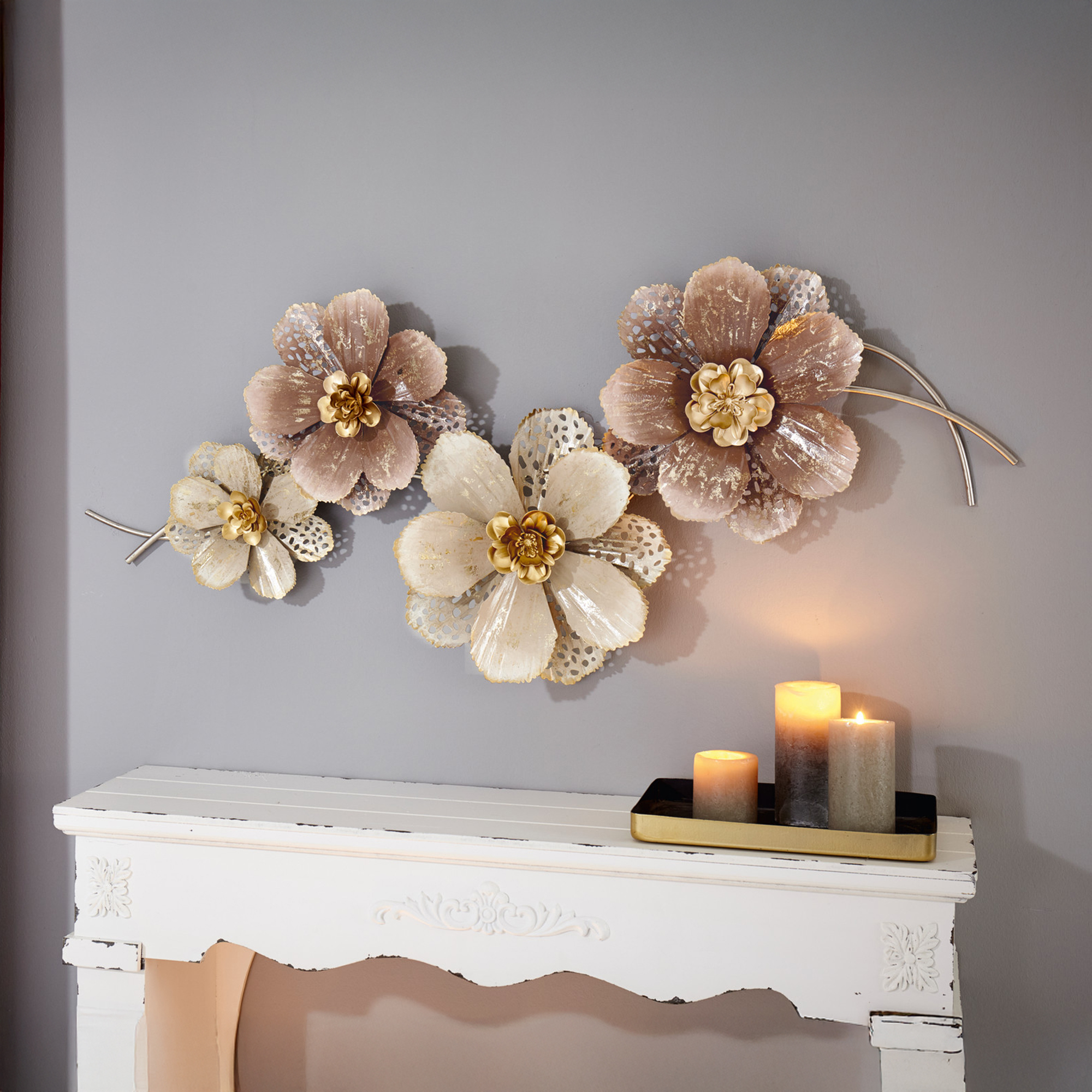 Acheter Décoration murale "fleurs"  dans la boutique en ligne de Frank Flechtwaren