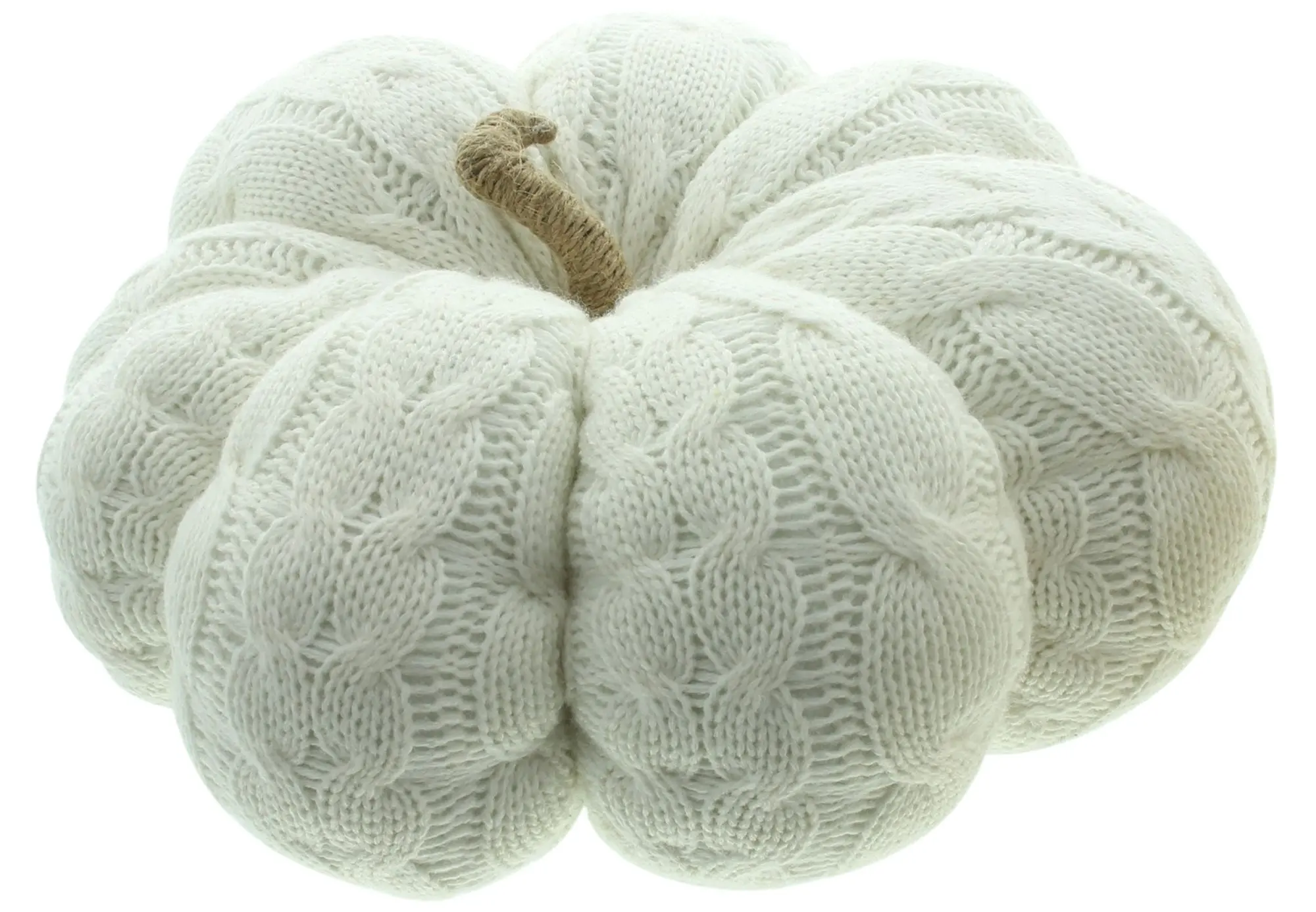 Acheter Lot de 2 citrouilles décoratives "tricot"  dans la boutique en ligne de Frank Flechtwaren pour Citrouilles