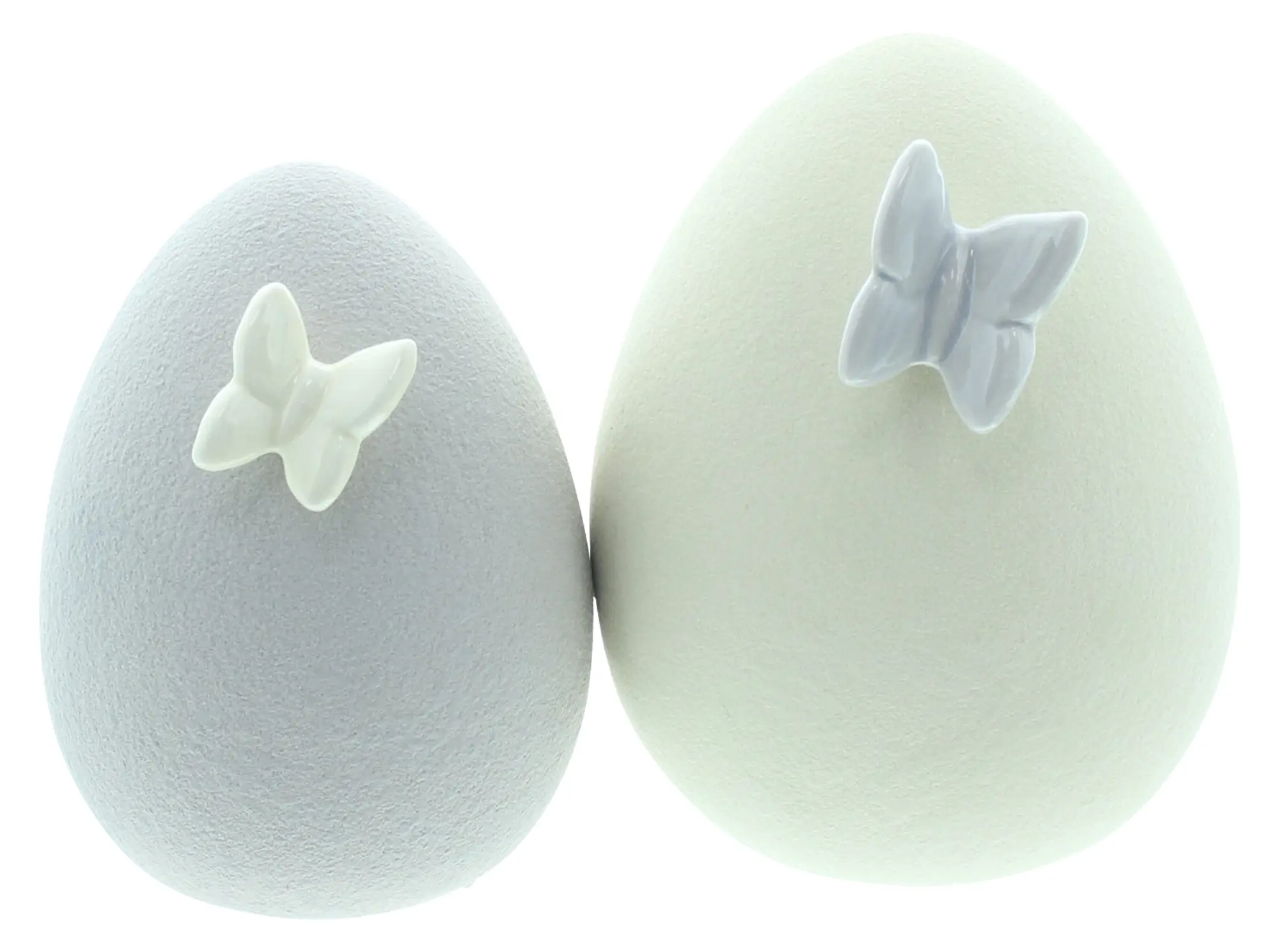 Acheter Lot de 2 décoration de pâques "œuf et papillon"  dans la boutique en ligne de Frank Flechtwaren pour Oeufs Pâques