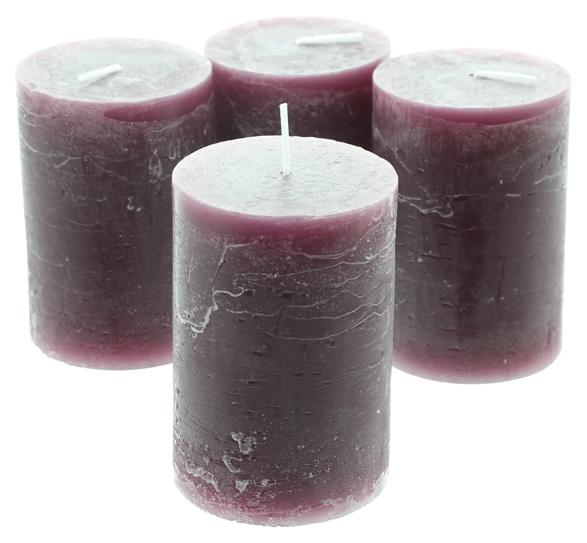 Acheter Lot de 4 bougies "Berry"  dans la boutique en ligne de Frank Flechtwaren pour Bougies &amp; LEDs