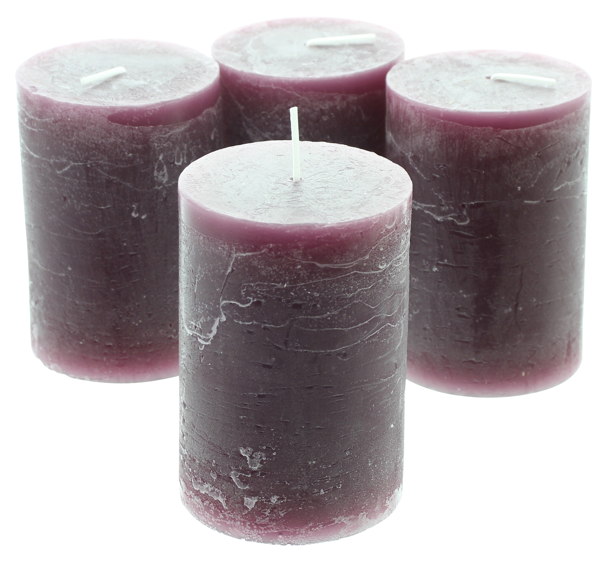 Acheter Lot de 4 bougies "Berry"  dans la boutique en ligne de Frank Flechtwaren