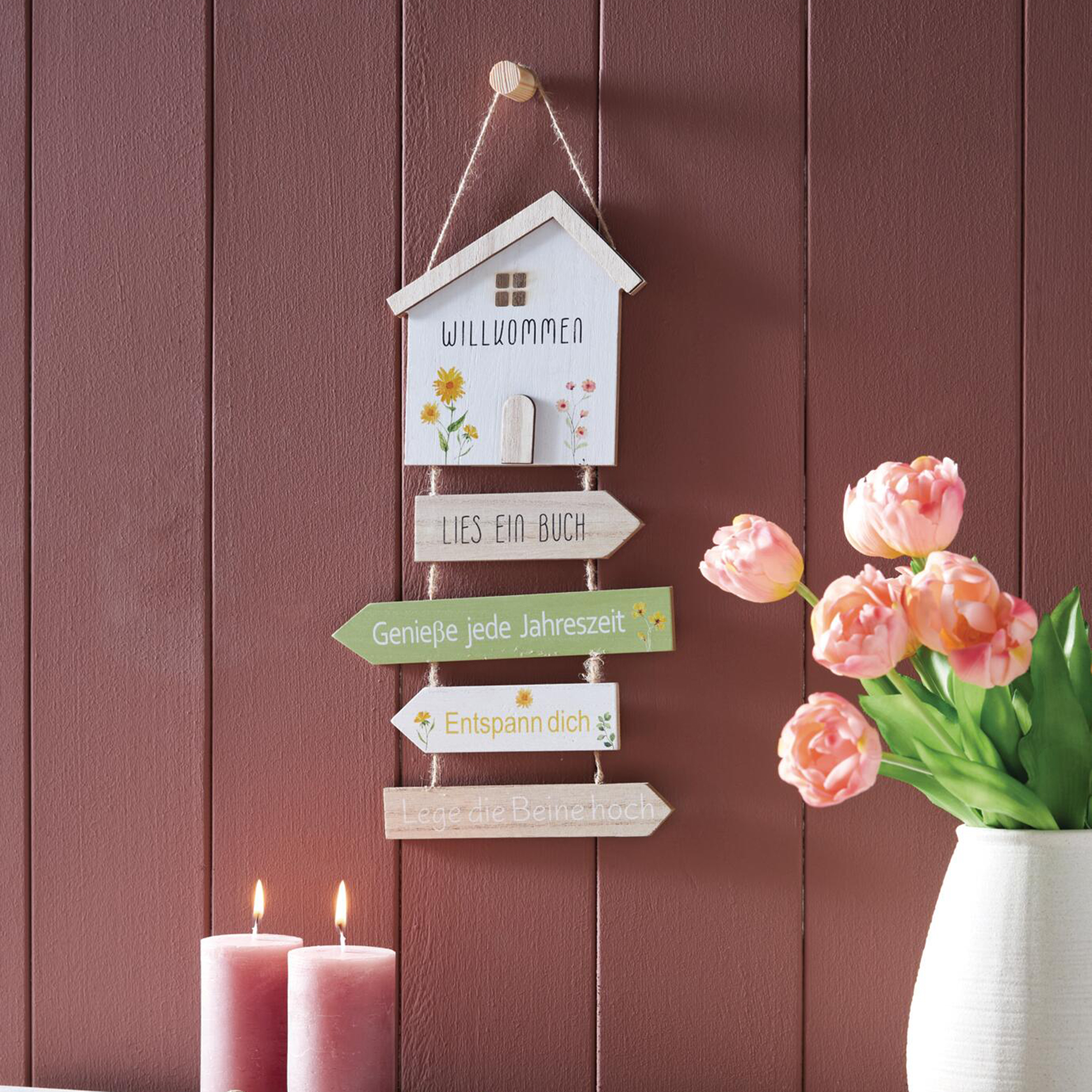 Acheter Panneau "chemin de détente"  dans la boutique en ligne de Frank Flechtwaren