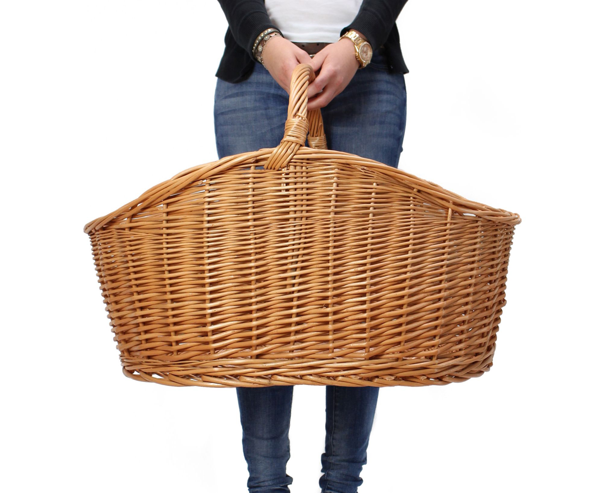 Acheter Panier à anse "maxi"  dans la boutique en ligne de Frank Flechtwaren pour Paniers &amp; présentoirs en bois