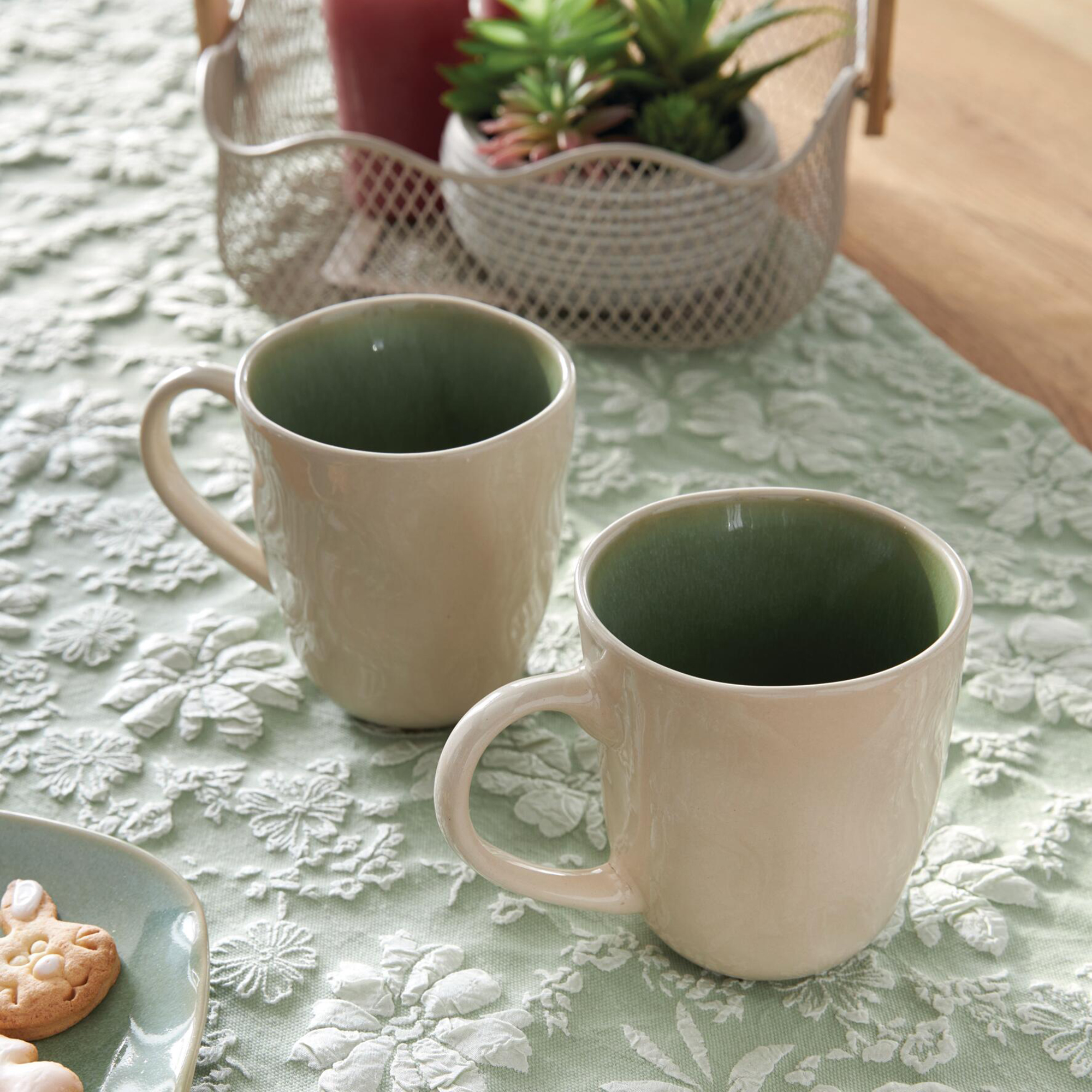 Acheter Lot de 2 tasses "organic"  dans la boutique en ligne de Frank Flechtwaren