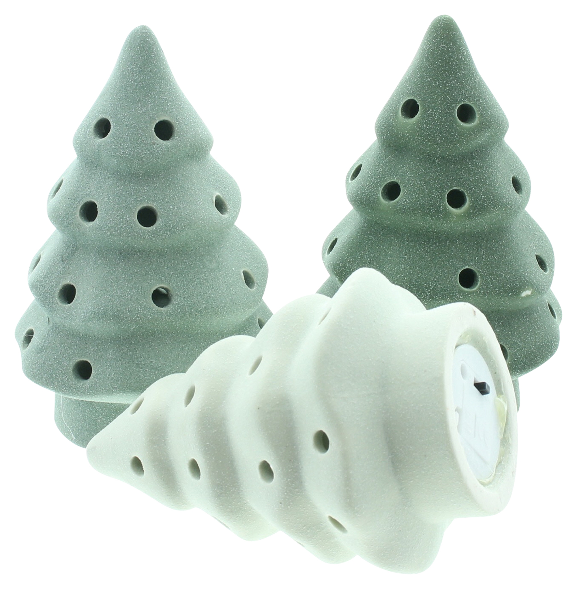 Acheter Lot de 3 sapins LED "Green Shades"  dans la boutique en ligne de Frank Flechtwaren pour Sapins