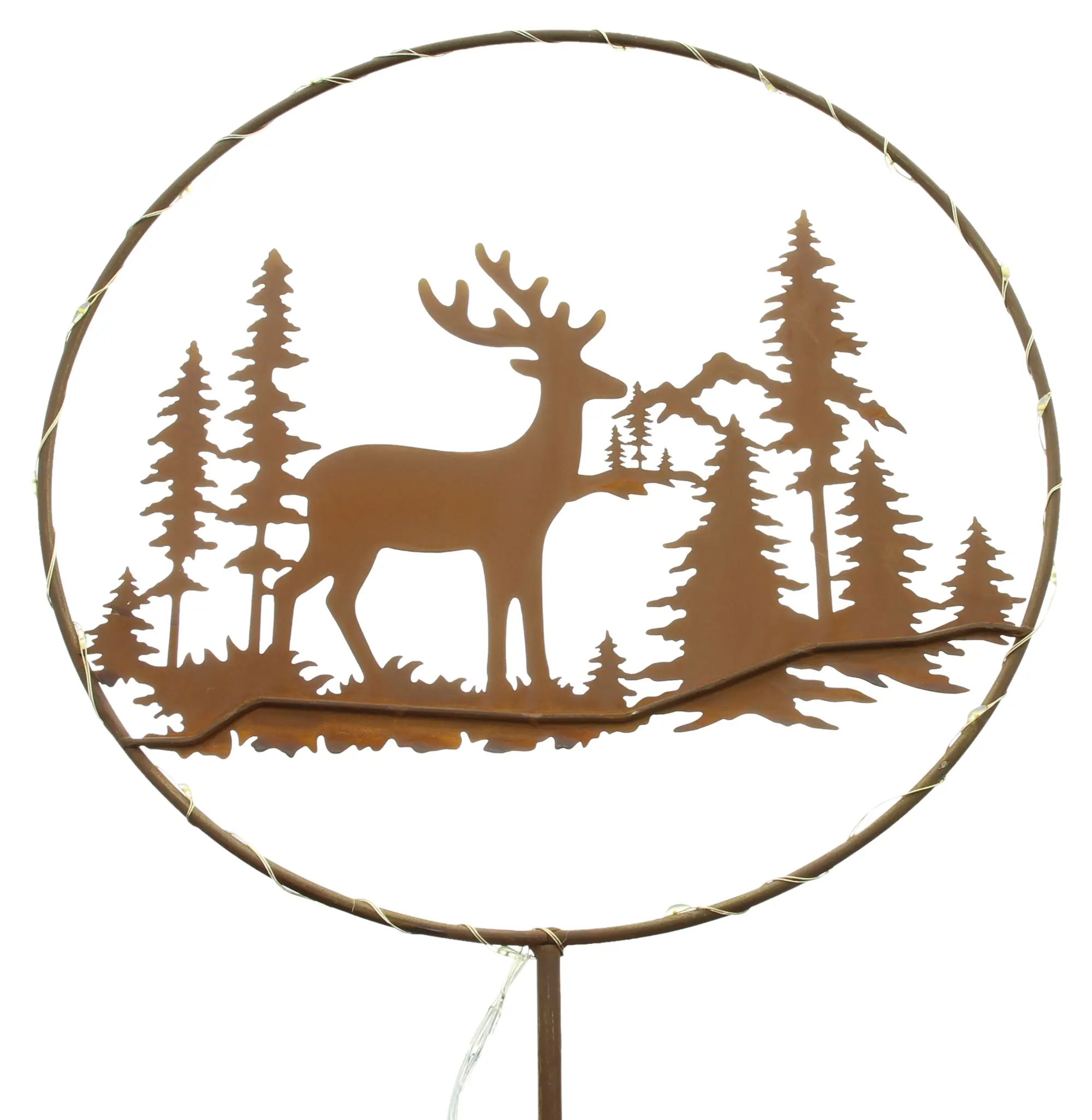 Acheter Pic LED "renne dans la forêt"  dans la boutique en ligne de Frank Flechtwaren pour Décoration de table LED