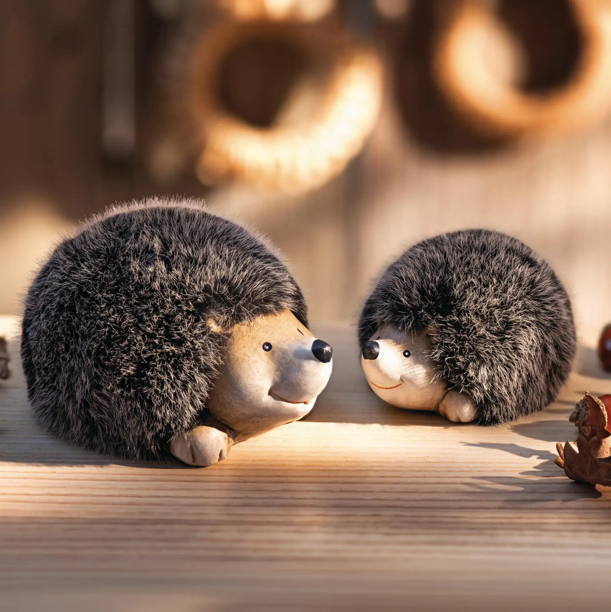 Acheter Figurine décorative « Hérisson », lot de 2 dans la boutique en ligne de Frank Flechtwaren