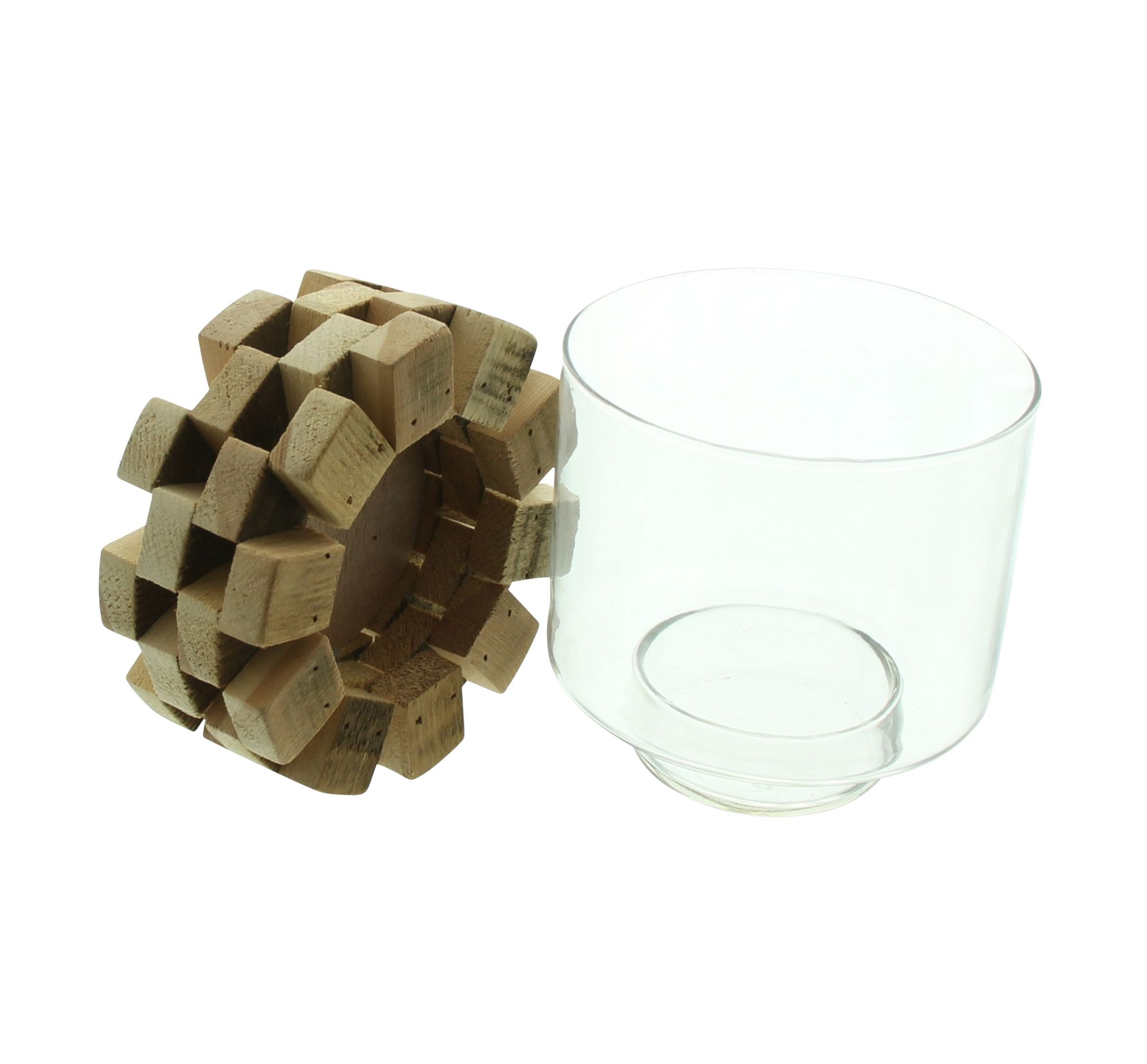 Acheter Lumignon "Wood"  dans la boutique en ligne de Frank Flechtwaren pour Photophores