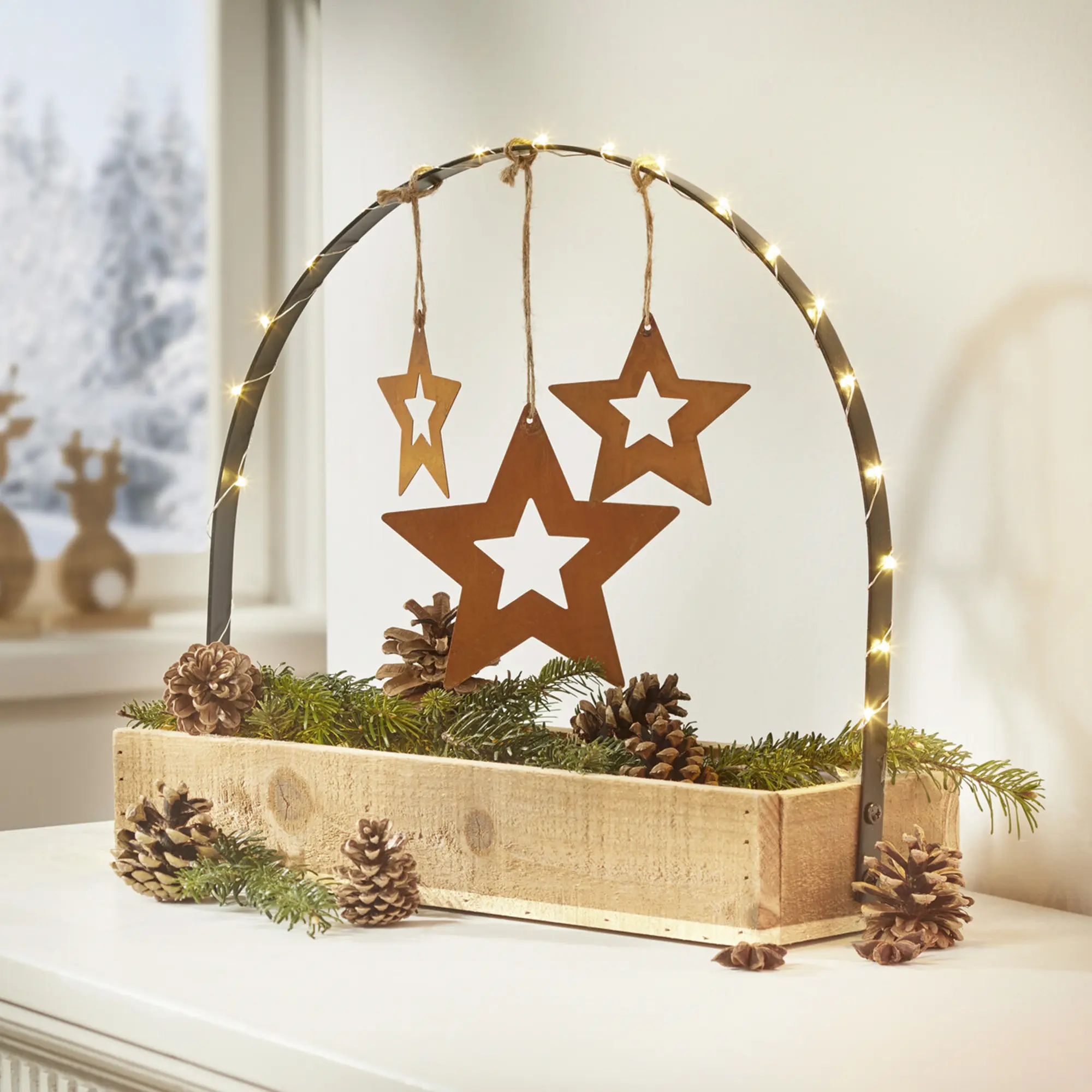 Acheter Plateau de décoration "arcade"  dans la boutique en ligne de Frank Flechtwaren pour 