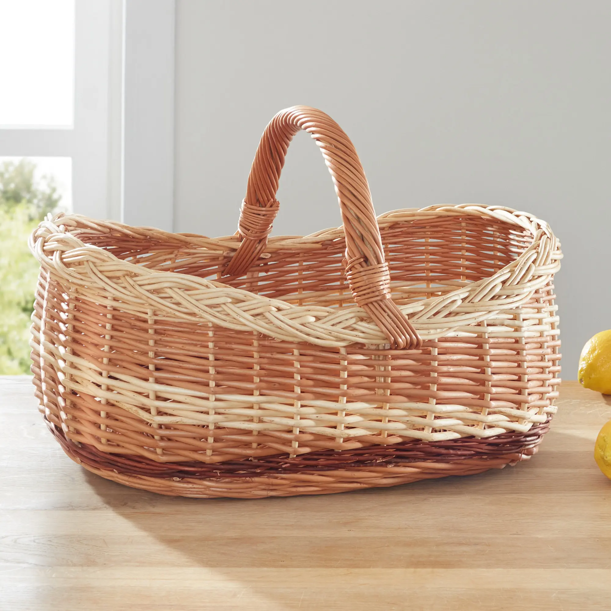 Acheter Panier à courses "mix de couleurs"  dans la boutique en ligne de Frank Flechtwaren