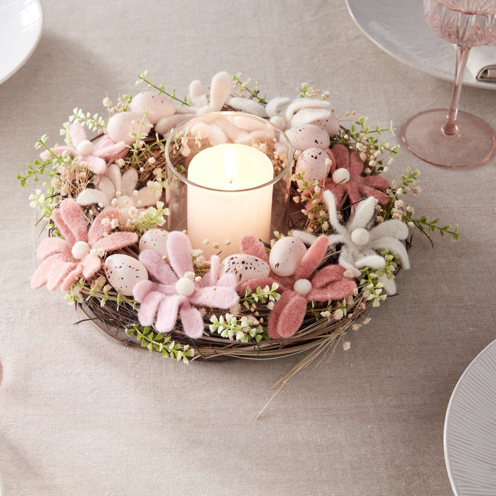 Acheter Couronne "prairie de Pâques"  dans la boutique en ligne de Frank Flechtwaren