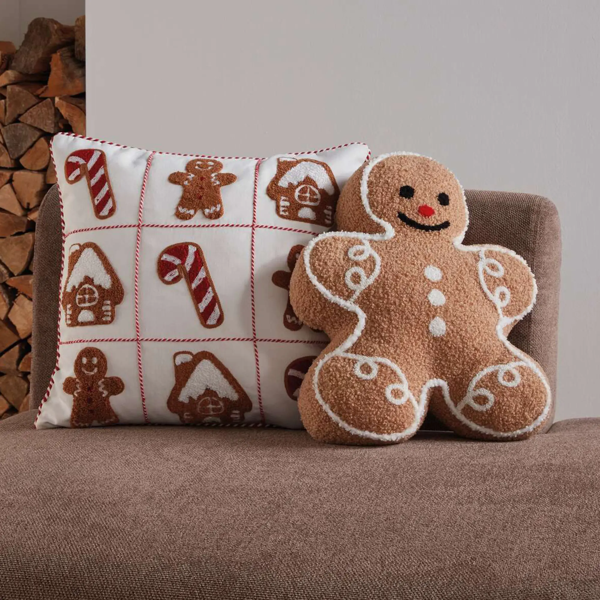 Acheter Housse de coussin "pain d'épices XXO"  dans la boutique en ligne de Frank Flechtwaren