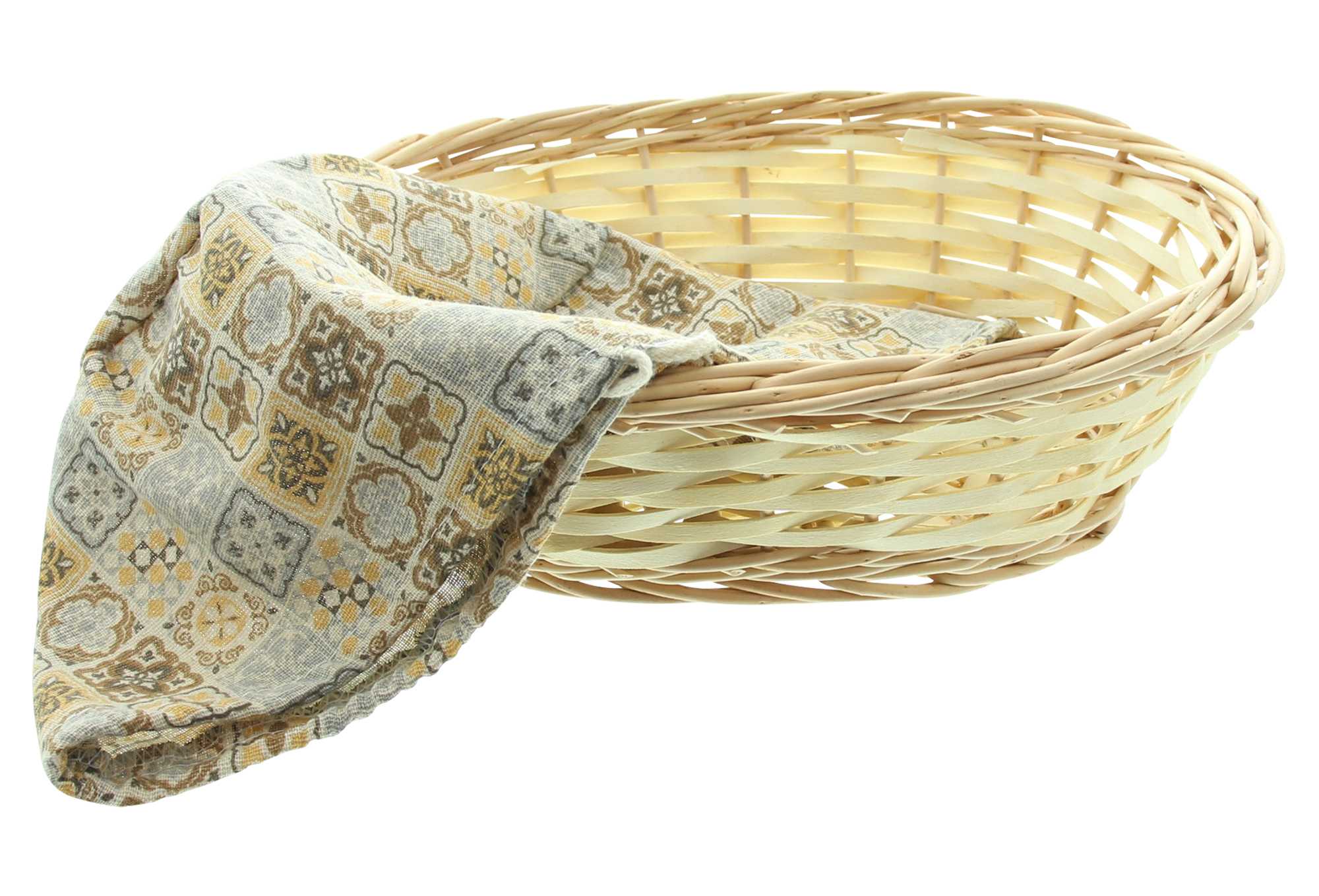 Acheter Panier de remplissage "Mosaïque", ovale  dans la boutique en ligne de Frank Flechtwaren pour Cuisine