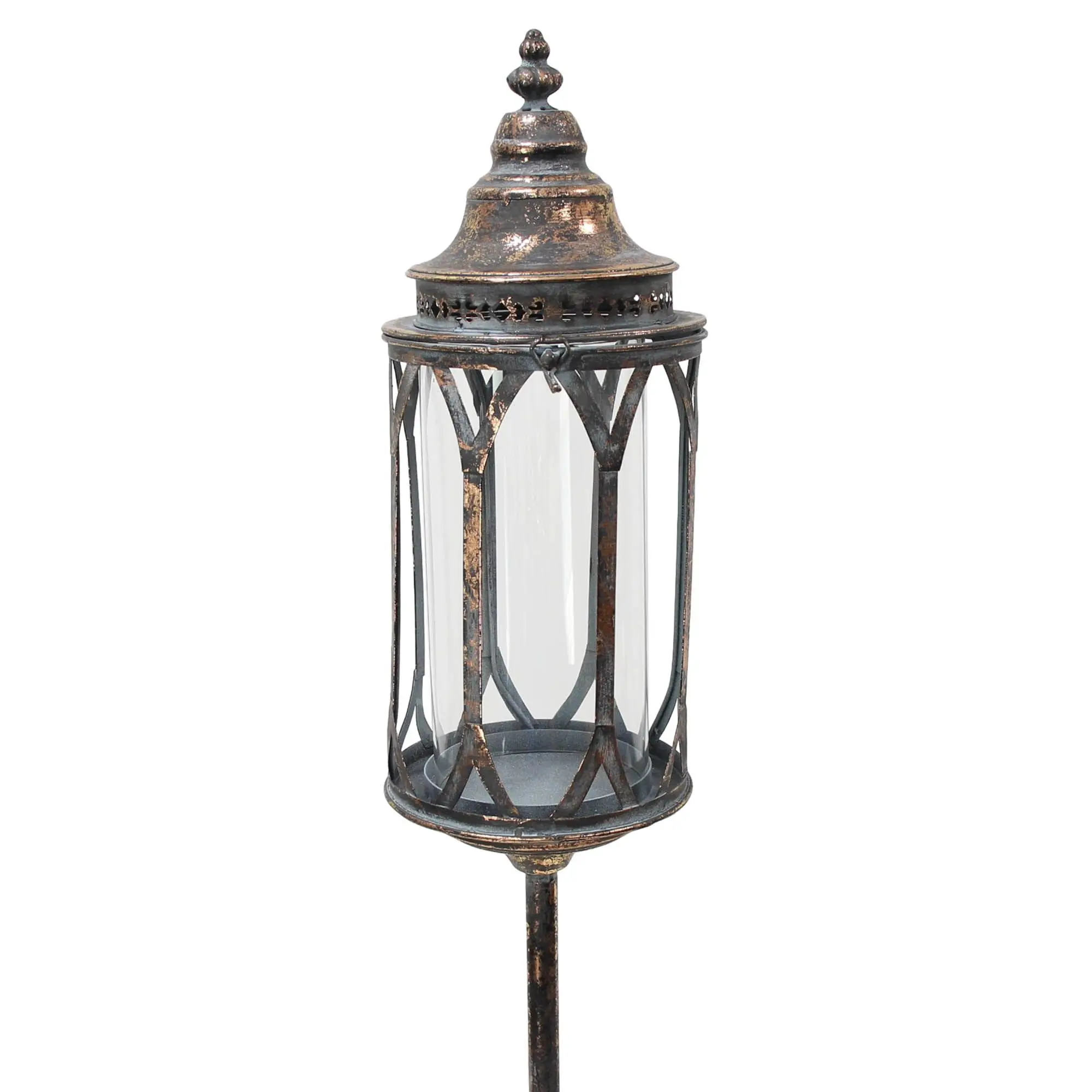 Acheter Lanterne sur pied « Metallic Vintage » dans la boutique en ligne de Frank Flechtwaren pour Lanternes