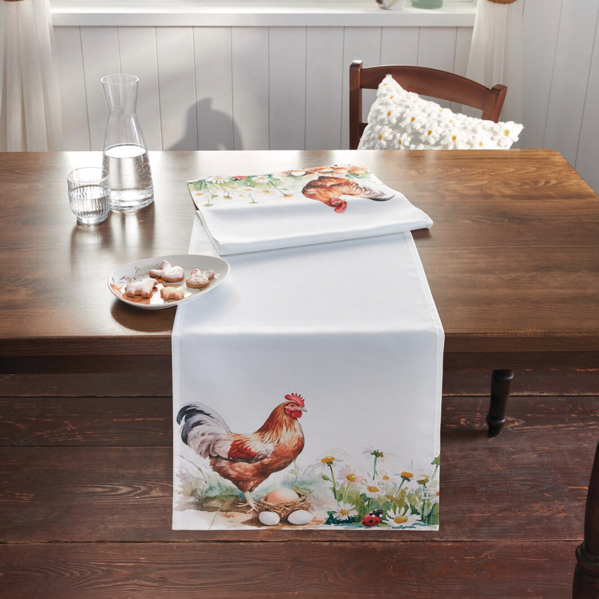 Acheter Chemin de table "charme champêtre"  dans la boutique en ligne de Frank Flechtwaren