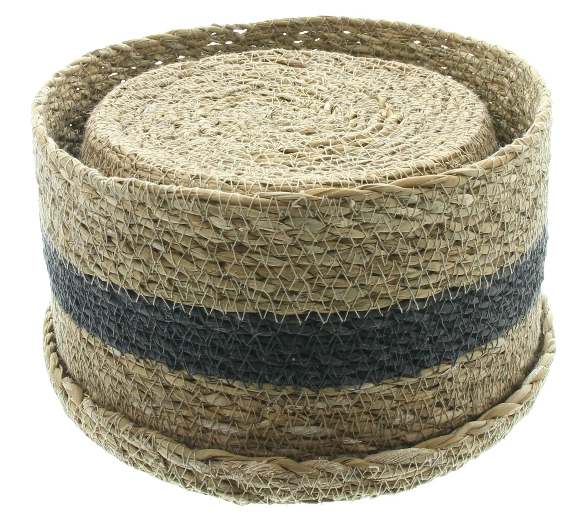 Acheter Lot de 2 corbeilles avec couvercle "Karima"  dans la boutique en ligne de Frank Flechtwaren pour Paniers de remplissage &amp; universels