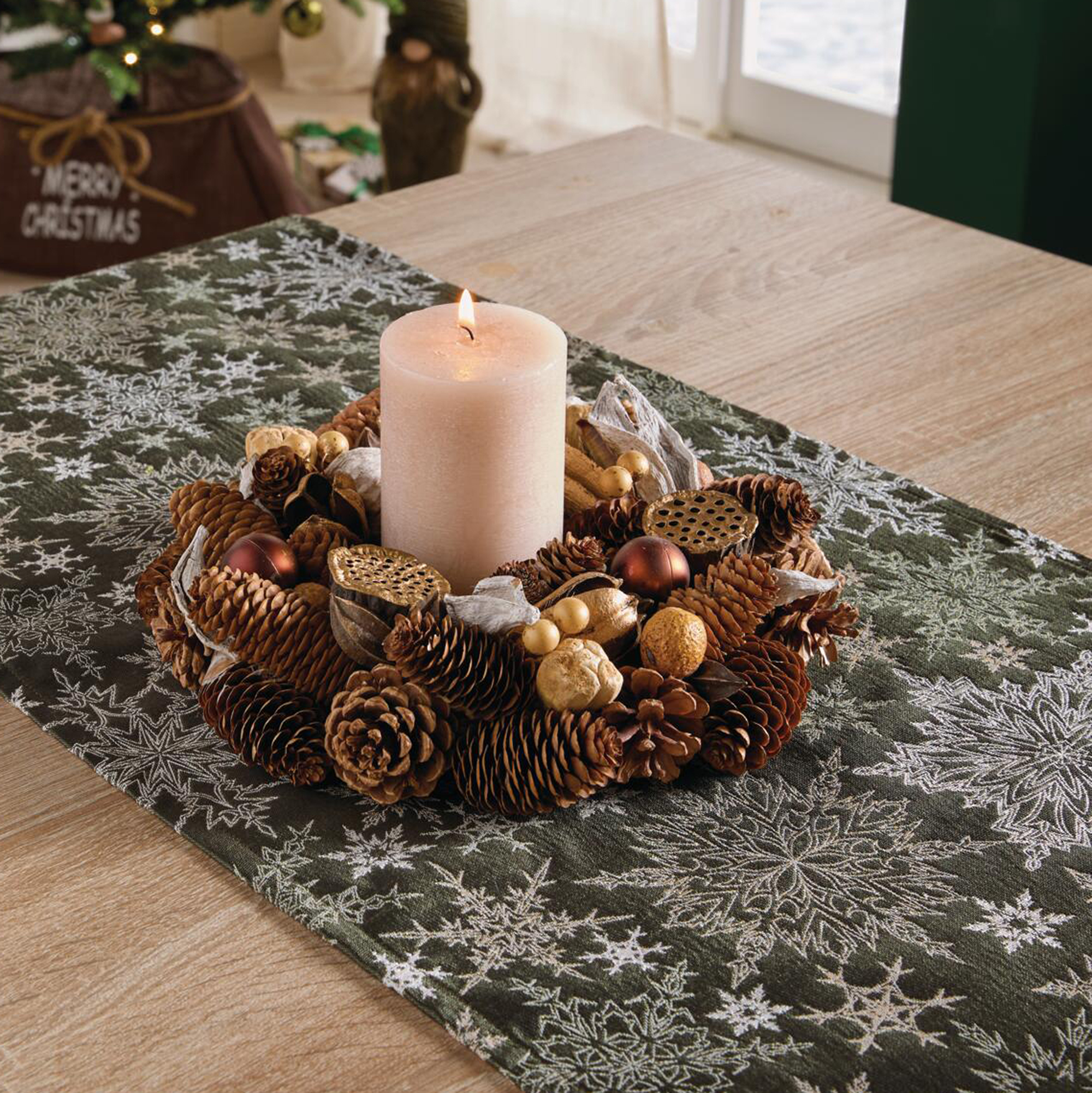 Acheter Couronne de Noël « Natur-Mix »  dans la boutique en ligne de Frank Flechtwaren