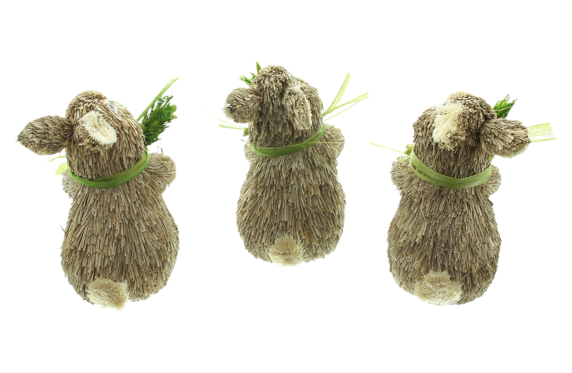 Acheter lot de 3 figurines "lapin avec carotte"  dans la boutique en ligne de Frank Flechtwaren pour Nouvel arrivage