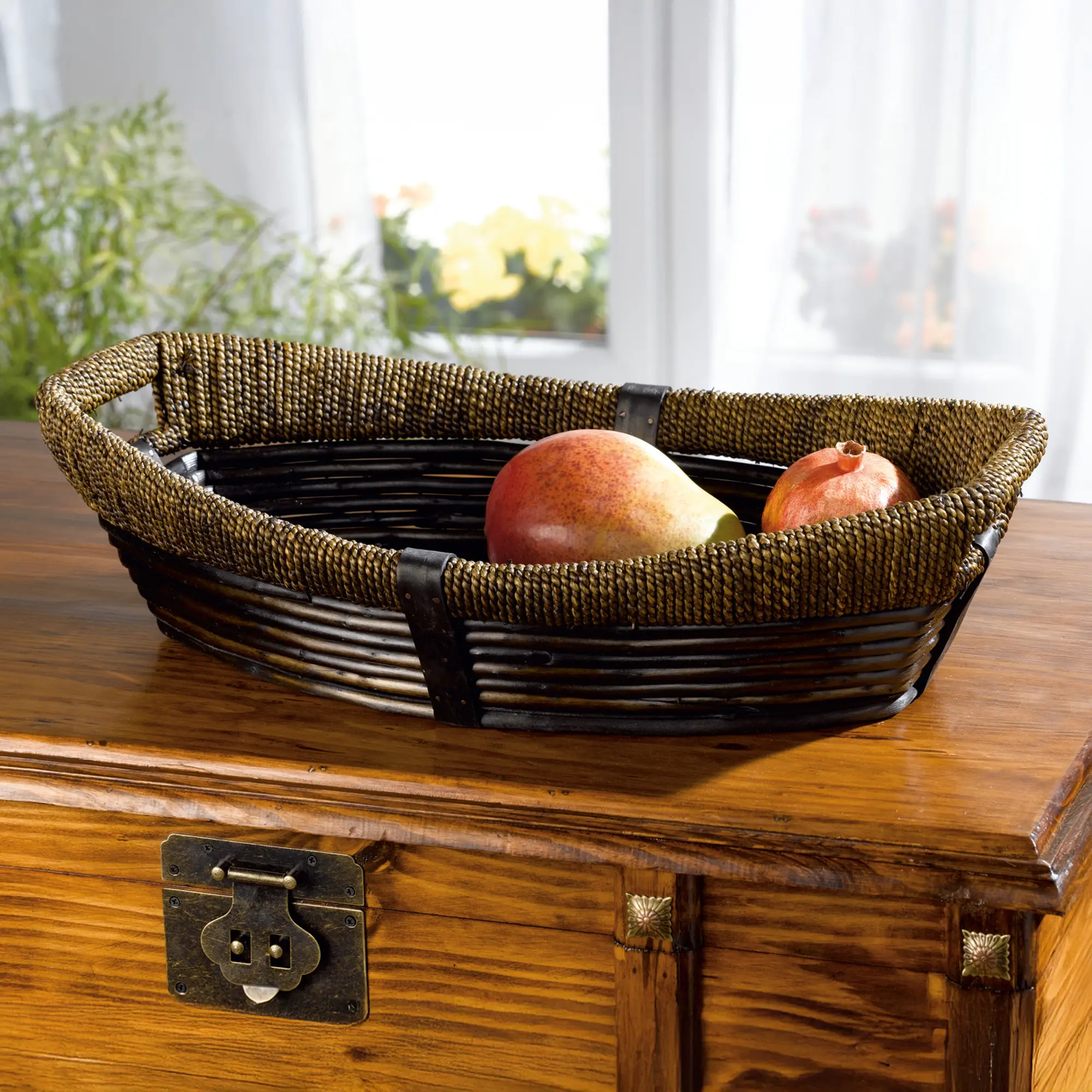 Acheter Corbeille décorative "bateau"  dans la boutique en ligne de Frank Flechtwaren