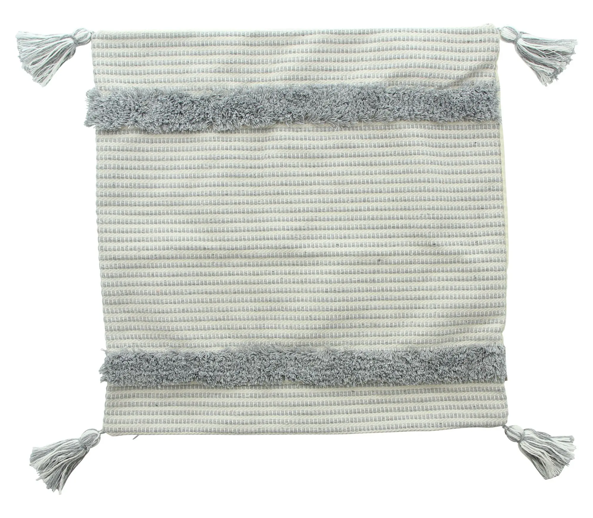 Acheter Housse de coussin avec glands "Stripes"  dans la boutique en ligne de Frank Flechtwaren pour Remplissages