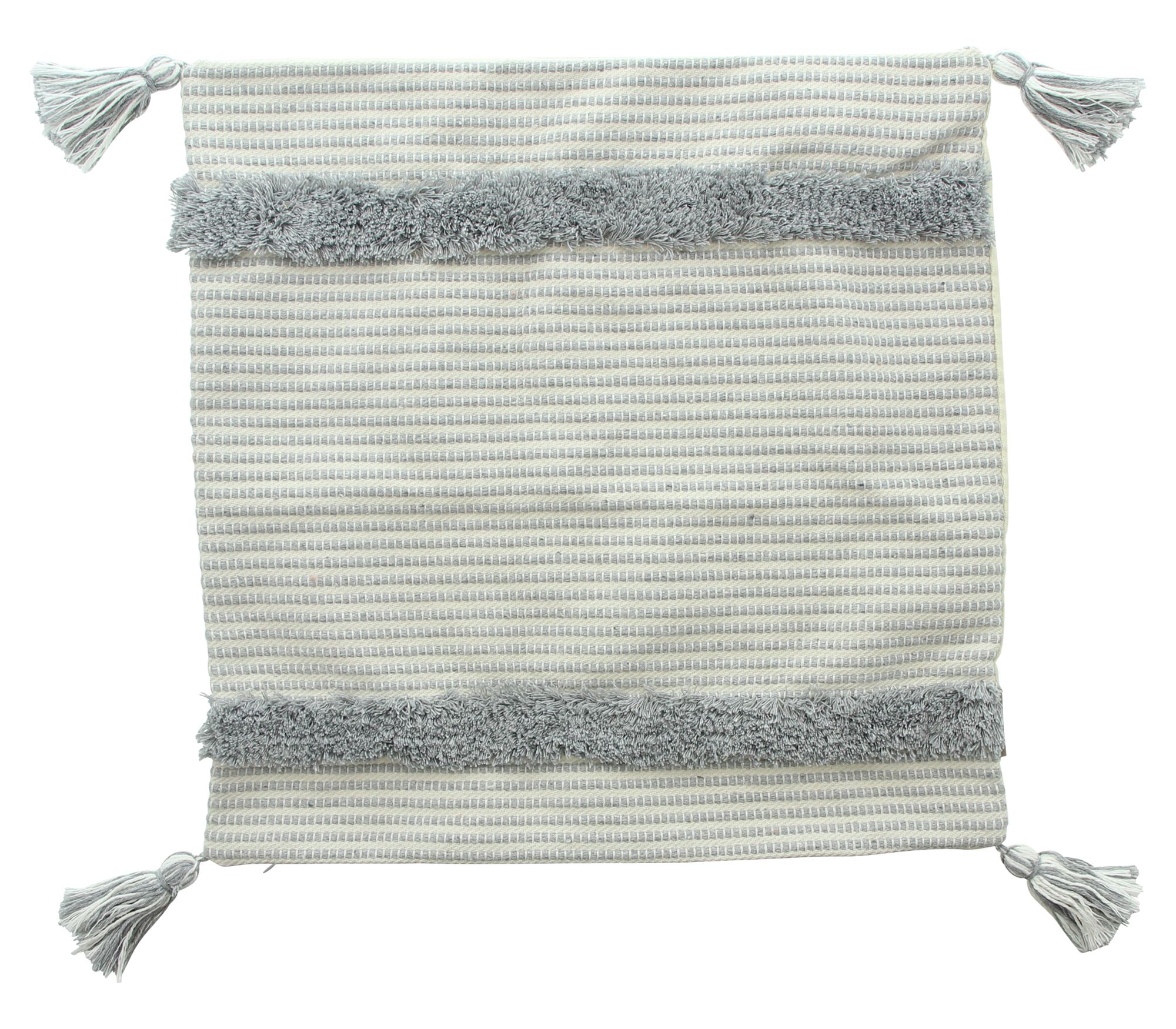 Acheter Housse de coussin avec glands "Stripes"  dans la boutique en ligne de Frank Flechtwaren pour Remplissages