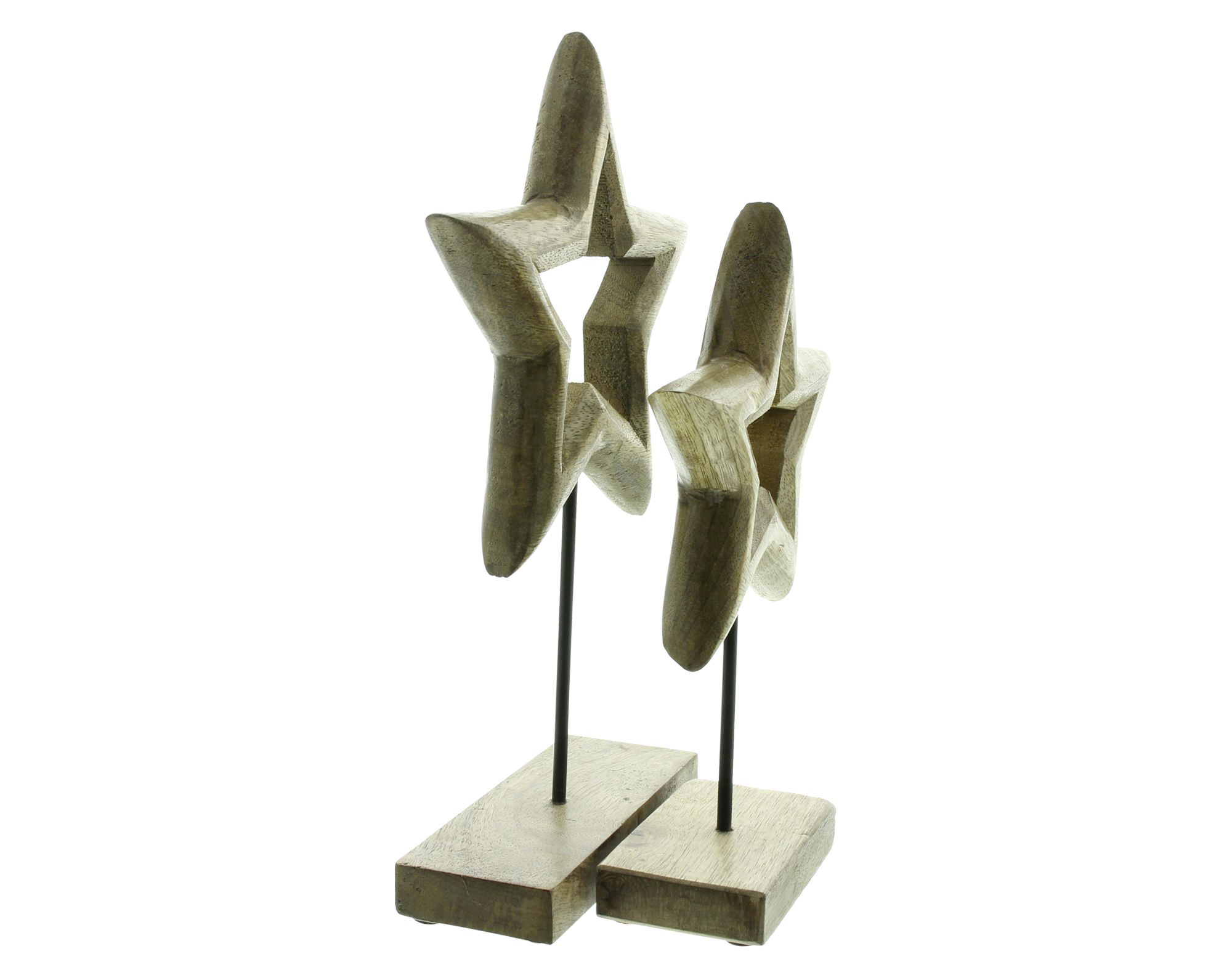 Acheter Lot de 2 décorations de Noël "étoile"  dans la boutique en ligne de Frank Flechtwaren pour Étoiles