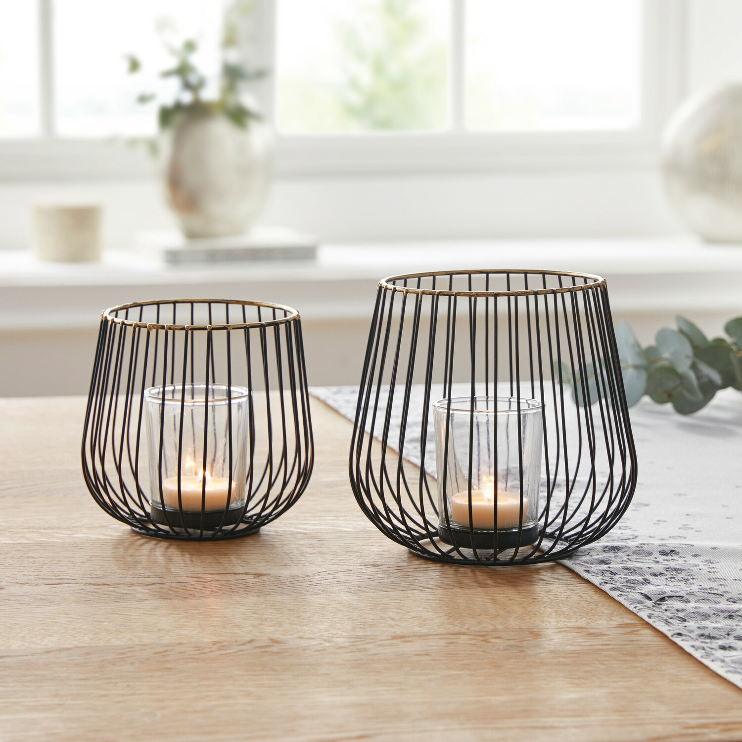 Acheter Lot de 2 lumignons "moderne"  dans la boutique en ligne de Frank Flechtwaren