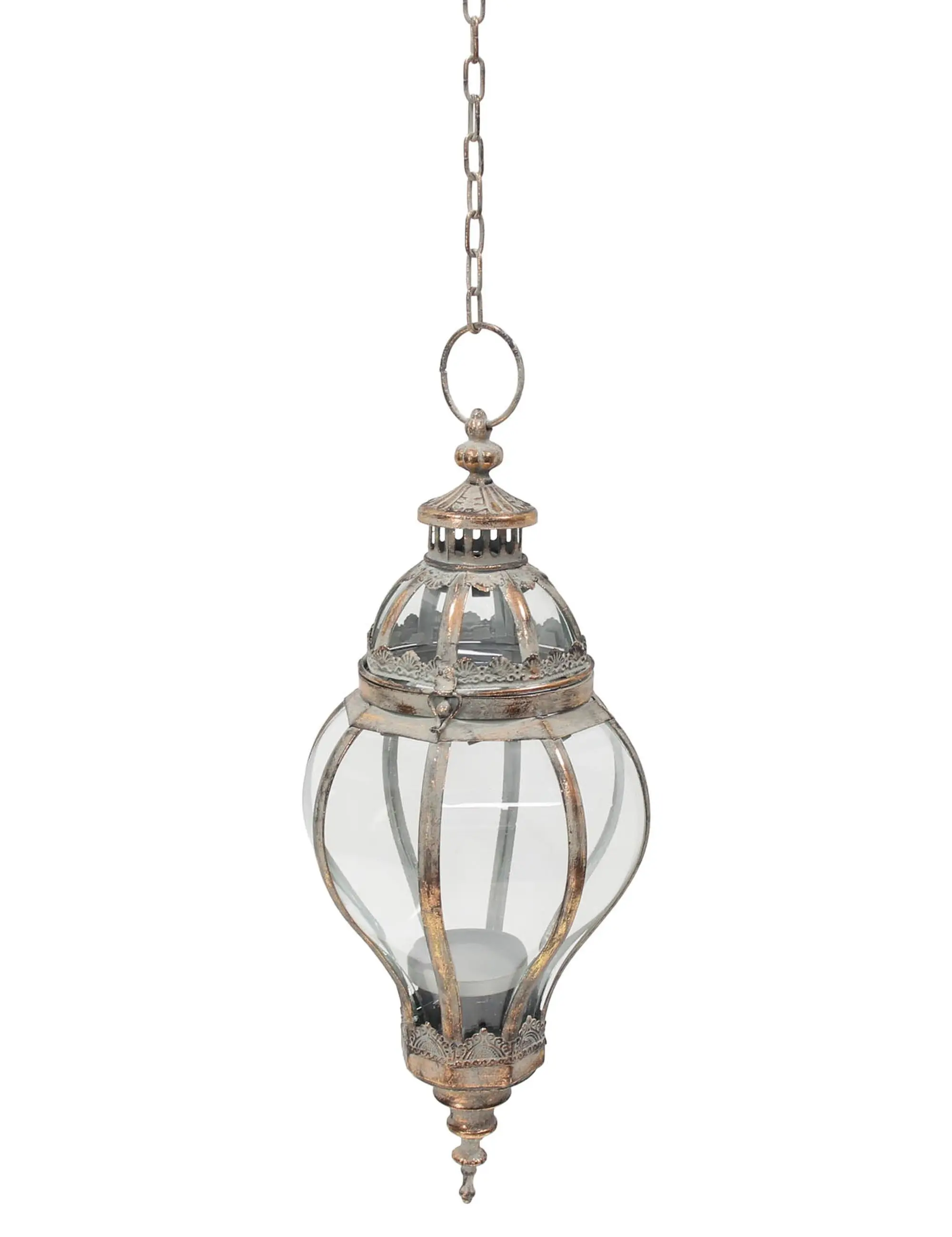 Acheter Lanterne suspendue « Metallic Vintage » dans la boutique en ligne de Frank Flechtwaren pour Lanternes