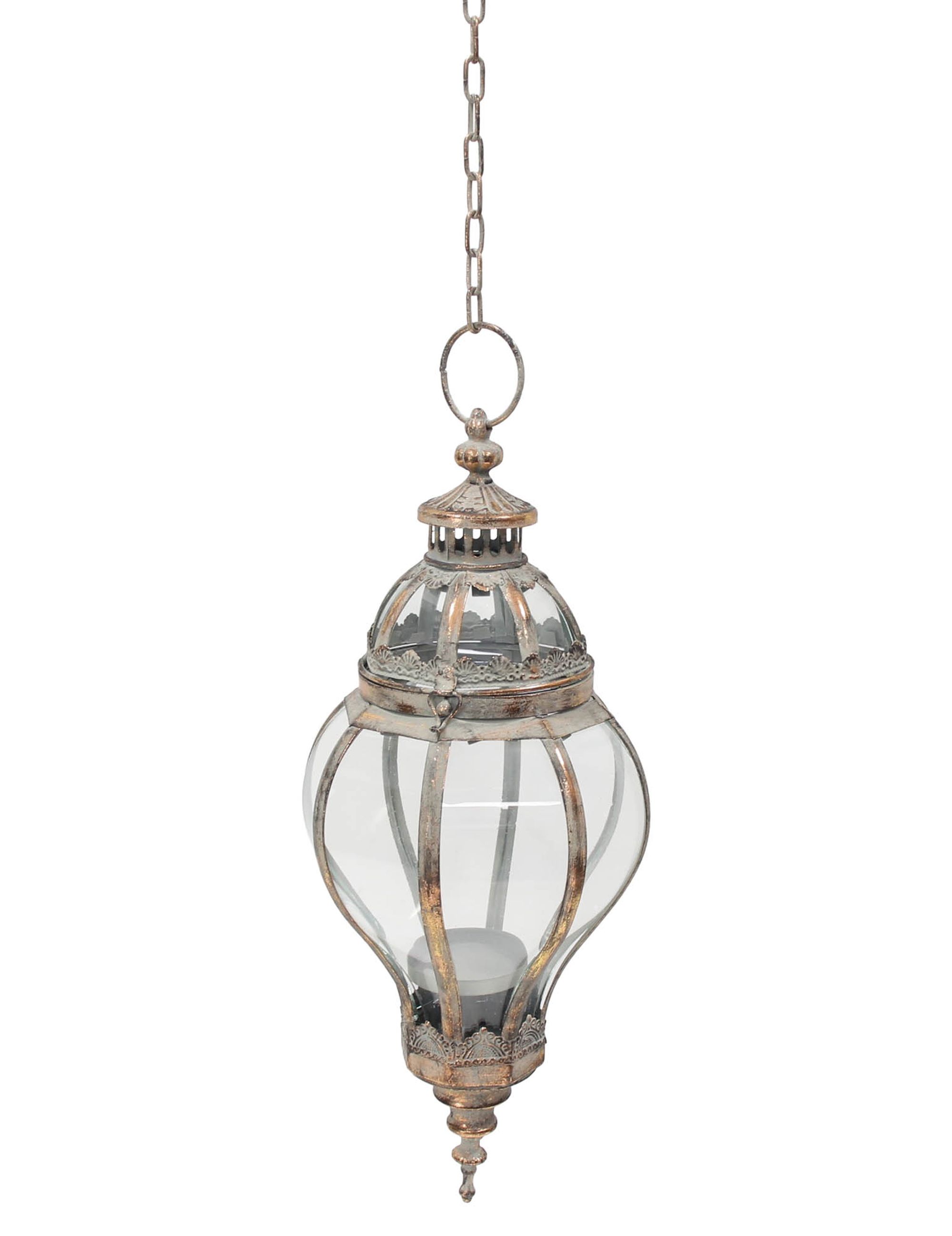 Acheter Lanterne suspendue « Metallic Vintage » dans la boutique en ligne de Frank Flechtwaren pour Lanternes