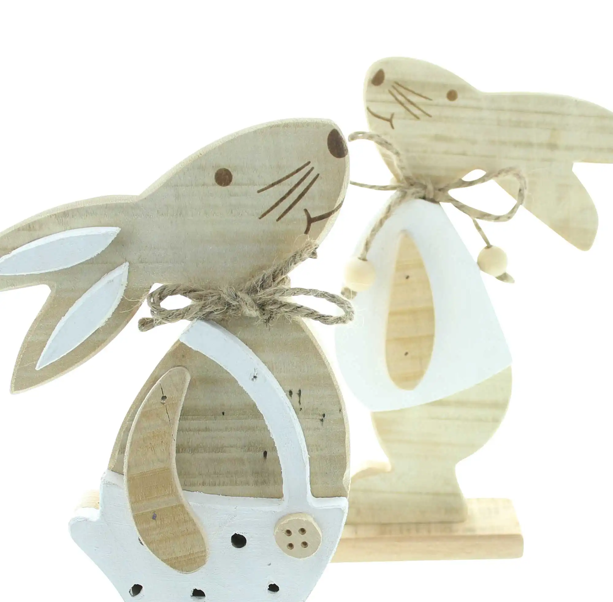 Acheter Lot de 2 lapins "Hansi &amp; Franzi"  dans la boutique en ligne de Frank Flechtwaren pour Pâques