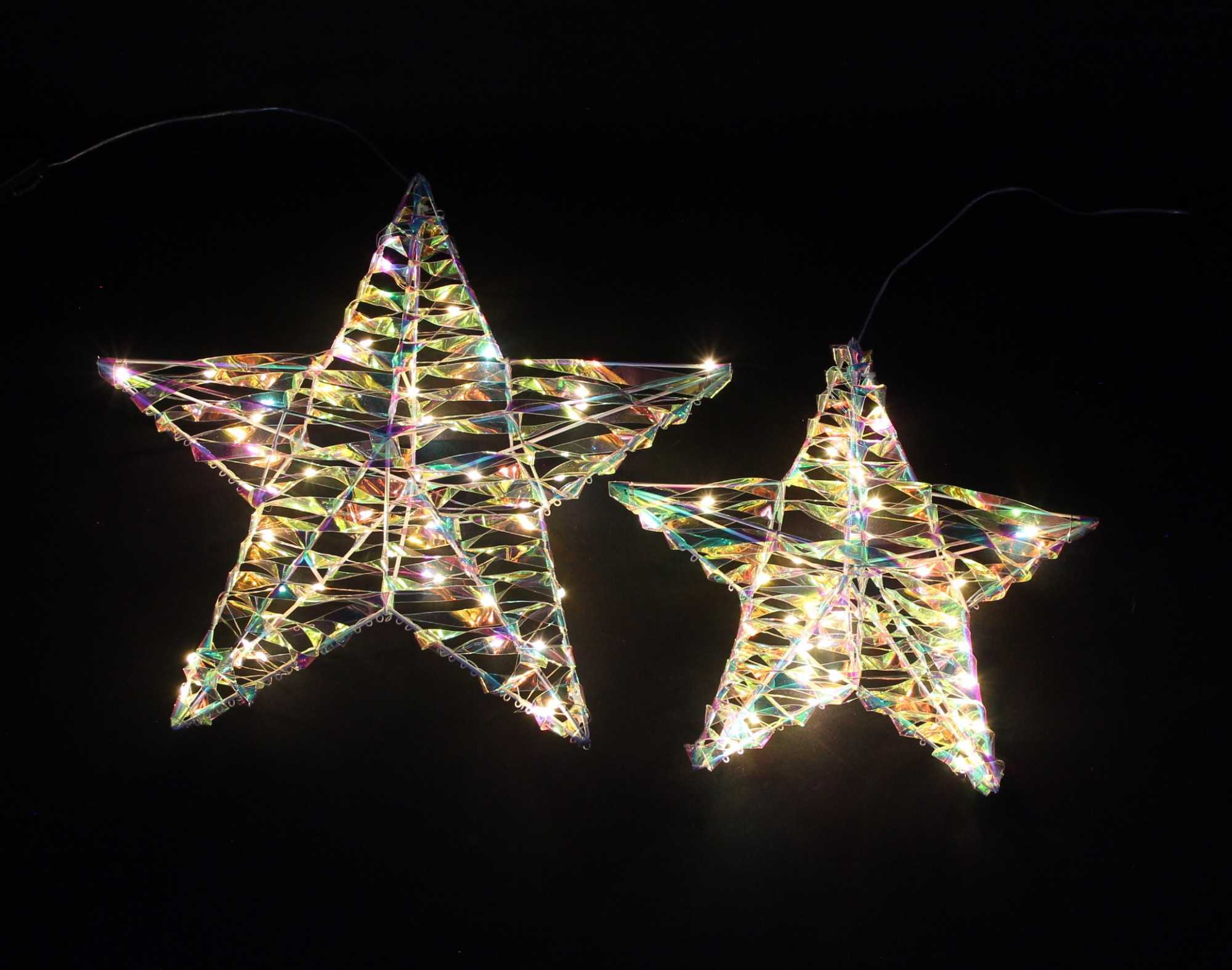 Acheter Lot de 2 suspensions LED "Rainbow"  dans la boutique en ligne de Frank Flechtwaren pour Noël