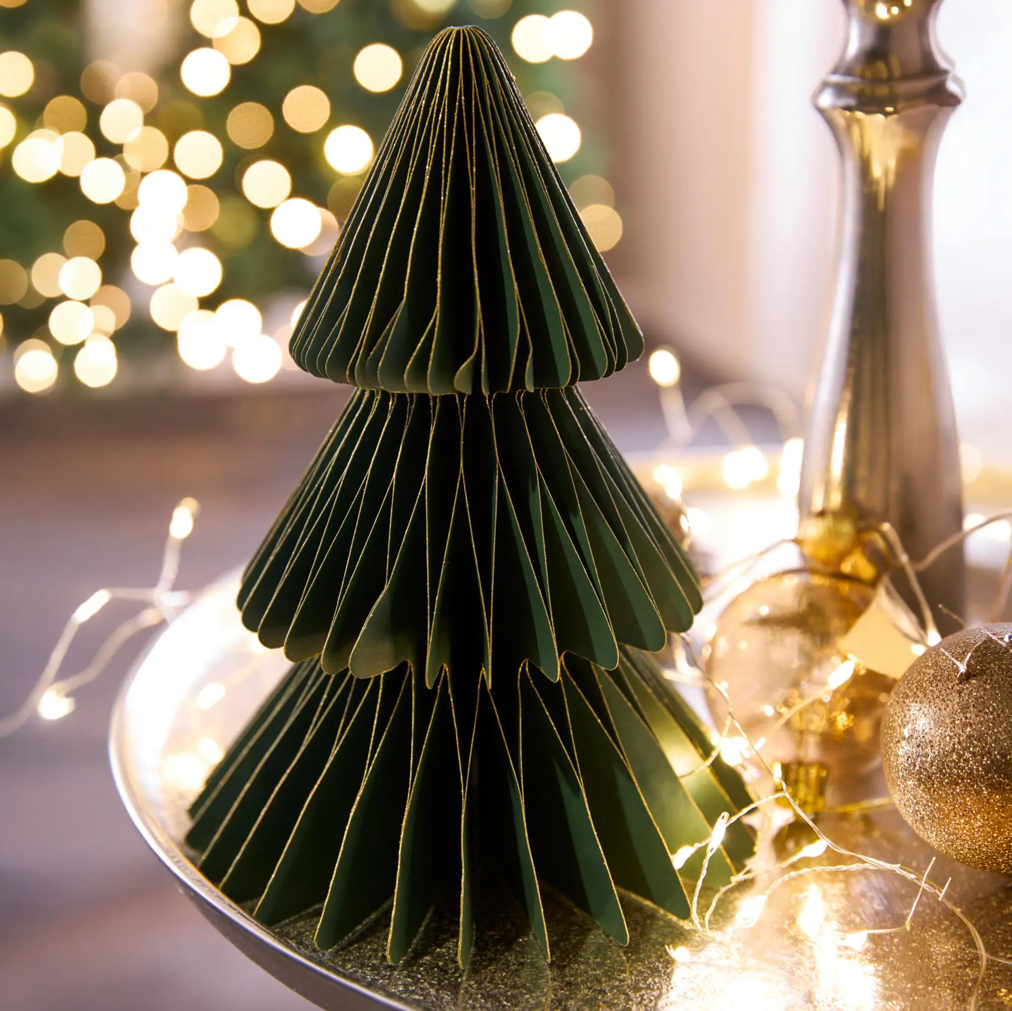 Acheter Sapin décoratif « effet éventail », lot de 3 dans la boutique en ligne de Frank Flechtwaren pour Glam métallique