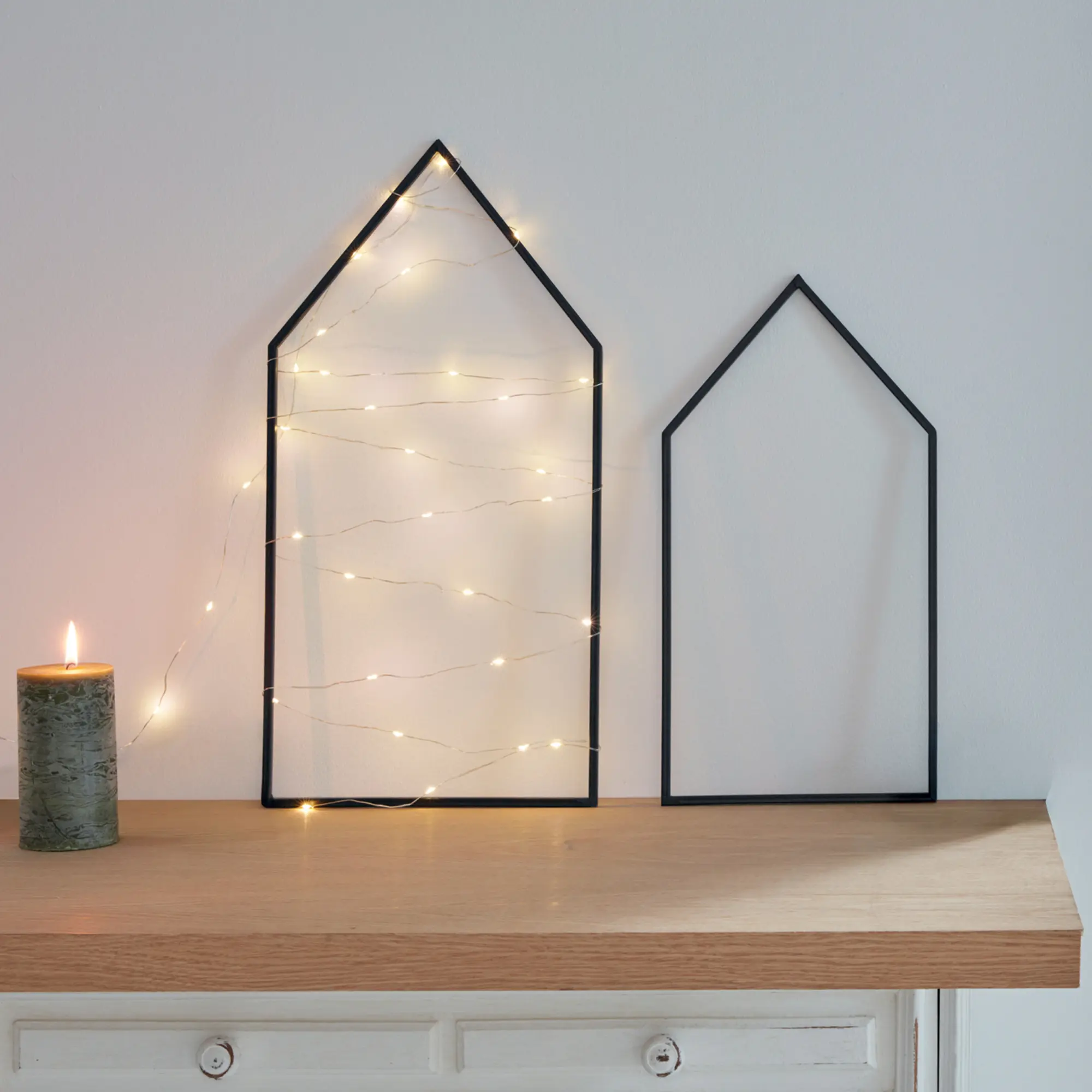 Acheter Lot de 2 maisons "Modern Black"  dans la boutique en ligne de Frank Flechtwaren