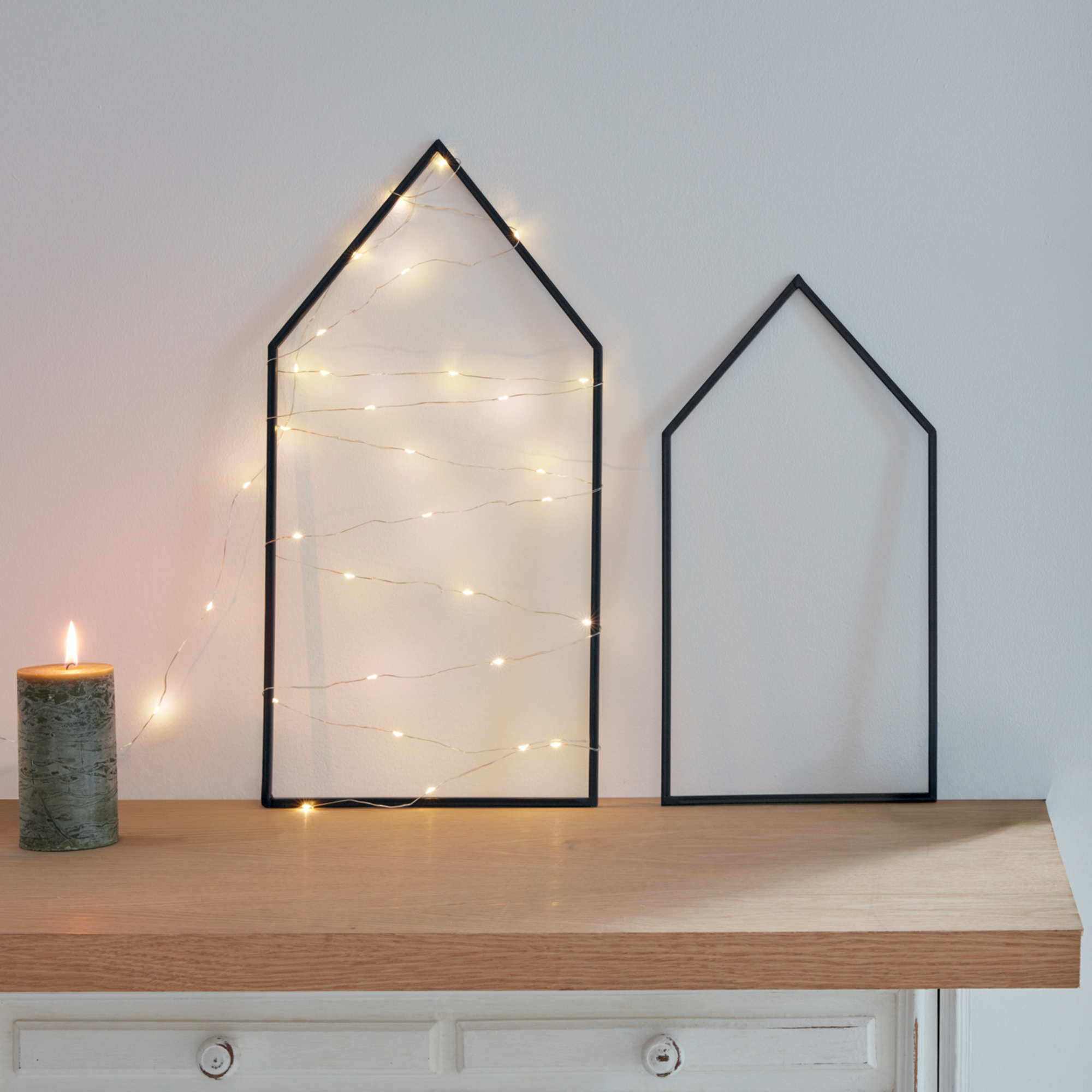 Acheter Lot de 2 maisons "Modern Black"  dans la boutique en ligne de Frank Flechtwaren