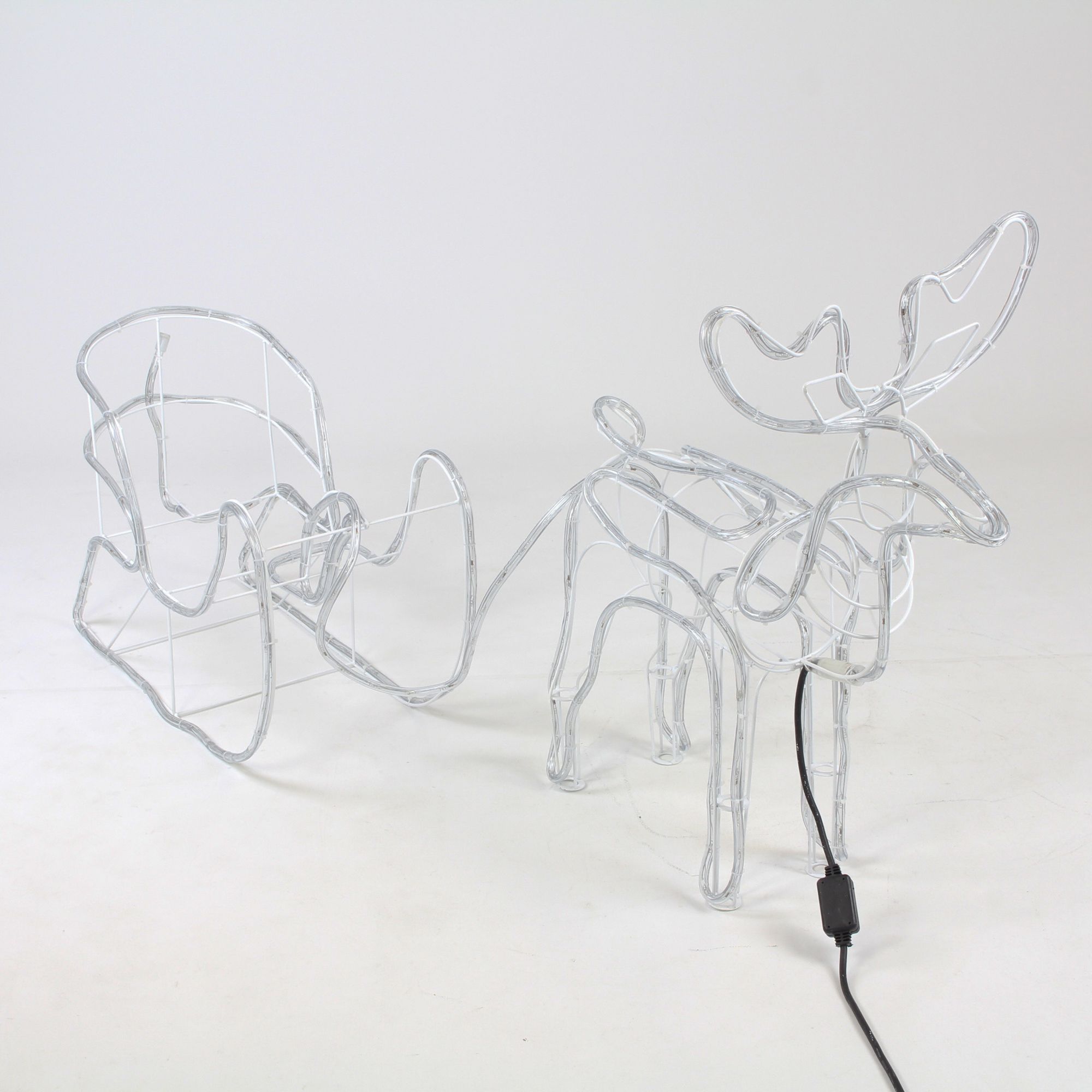 Acheter Décoration LED "renne avec luge"  dans la boutique en ligne de Frank Flechtwaren pour Noël