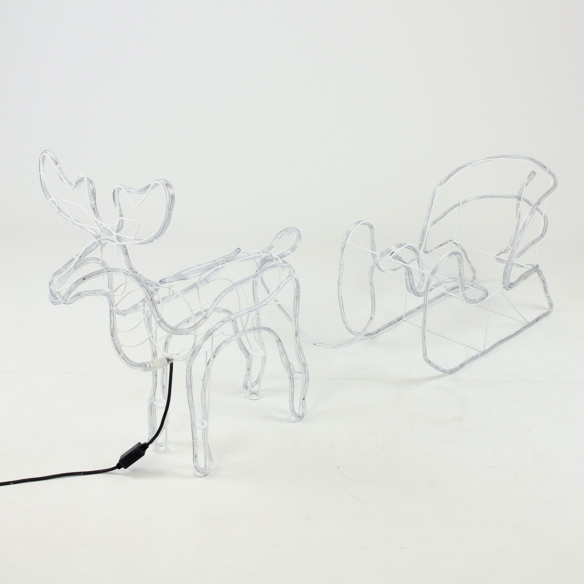 Acheter Décoration LED "renne avec luge"  dans la boutique en ligne de Frank Flechtwaren pour Noël