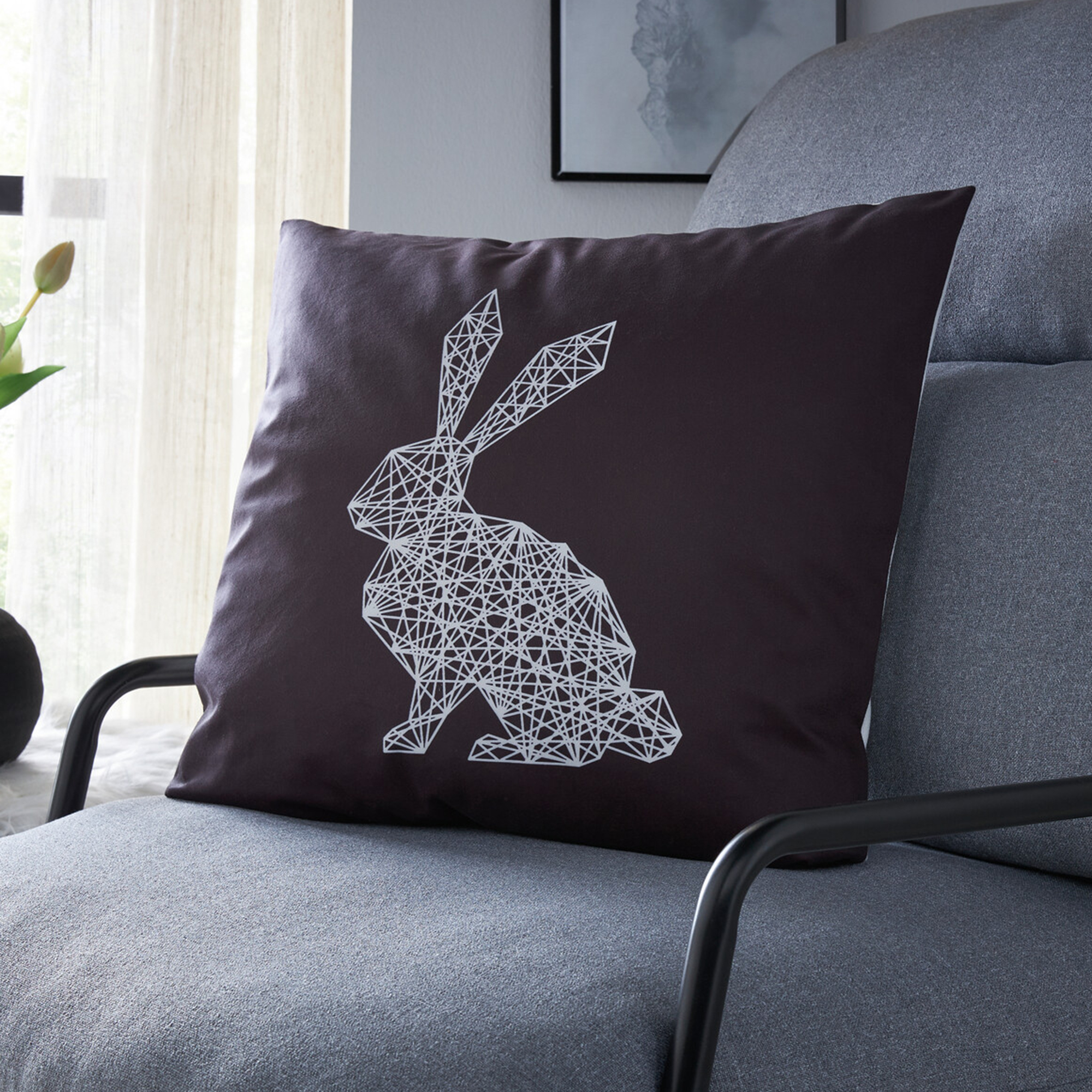 Acheter Housse de coussin "polygone"  dans la boutique en ligne de Frank Flechtwaren
