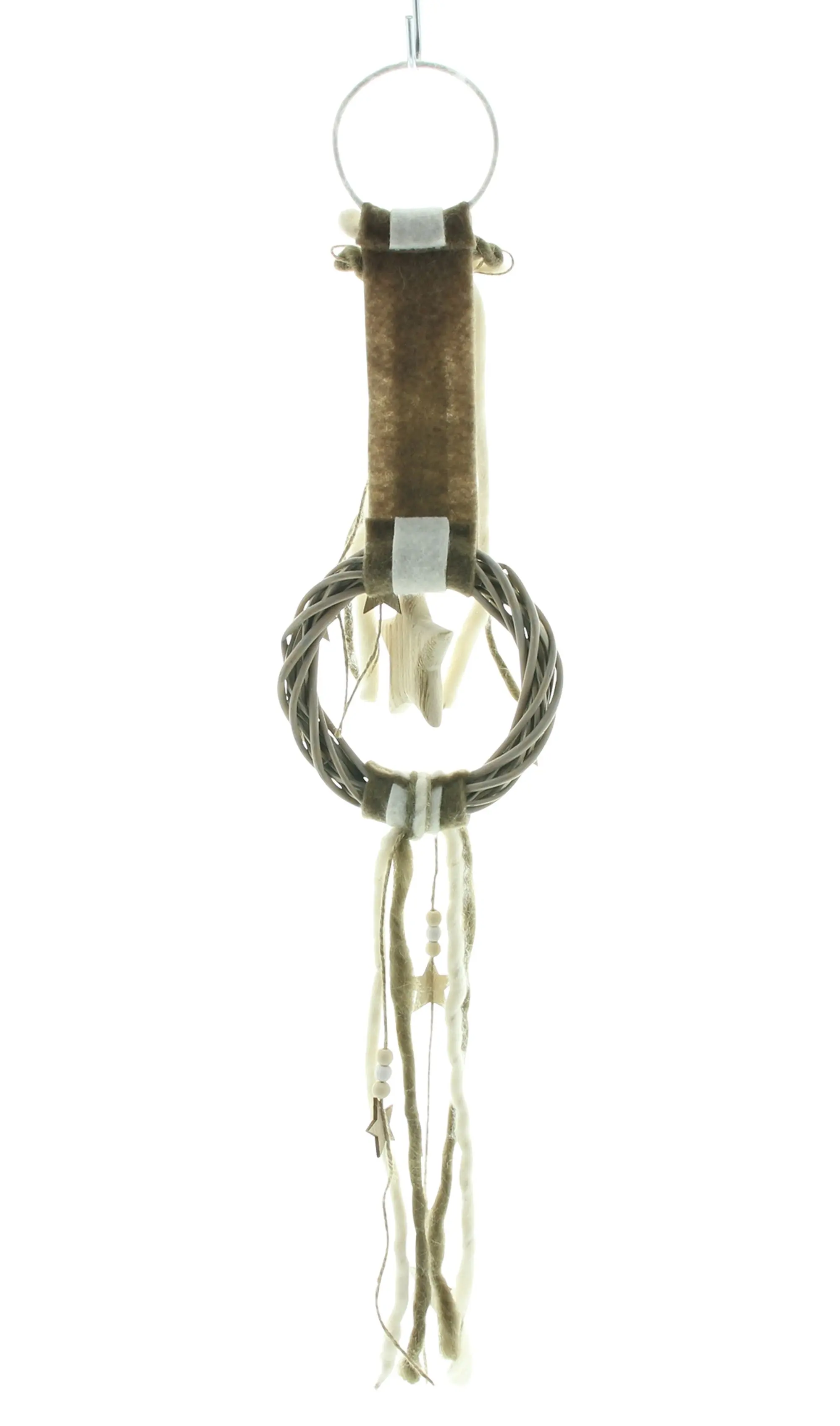 Acheter Suspension"couronne avec étoile"  dans la boutique en ligne de Frank Flechtwaren pour Décorations à suspendre