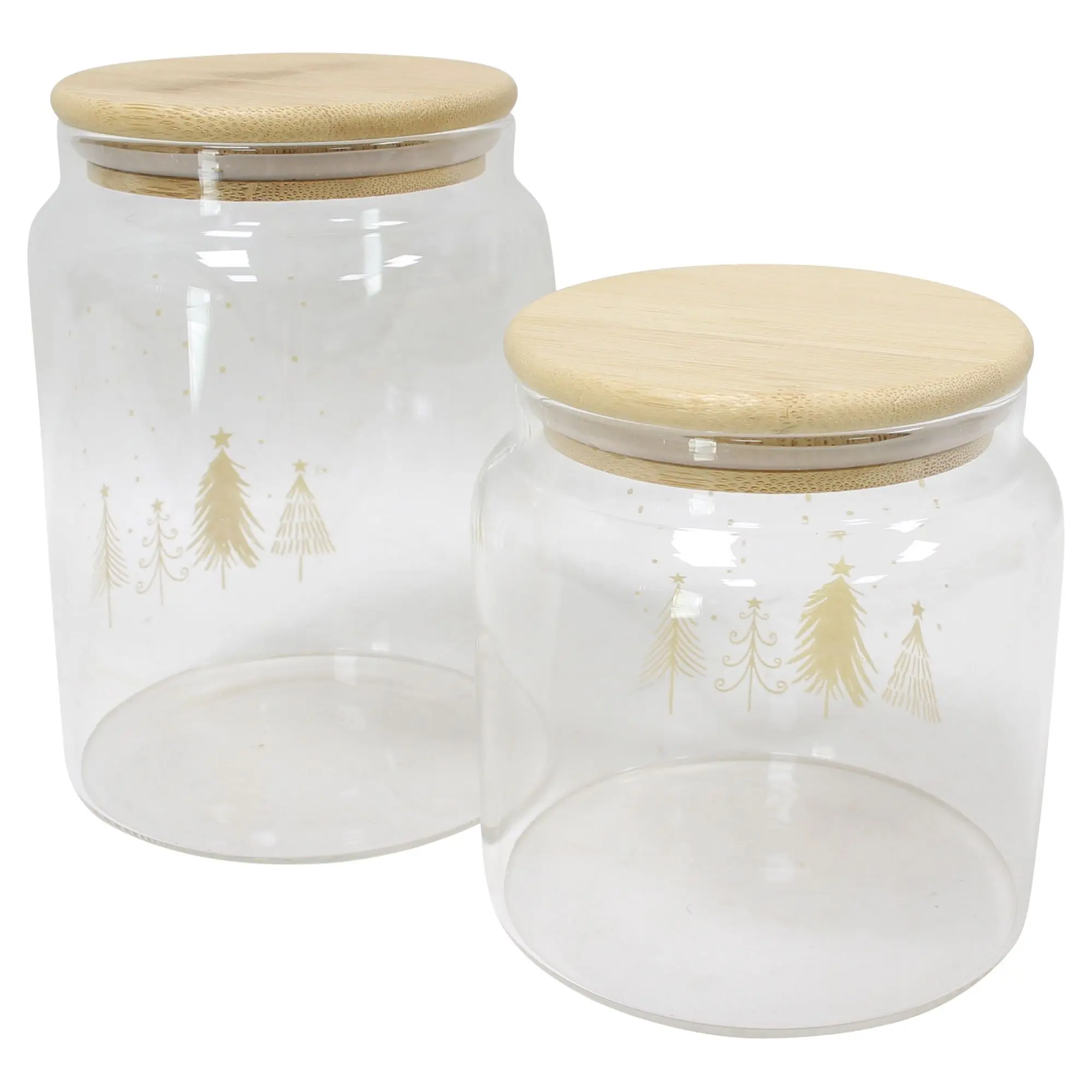 Acheter Bocaux de conservation « Forêt de Noël », lot de 2 dans la boutique en ligne de Frank Flechtwaren pour Coffrets cadeaux