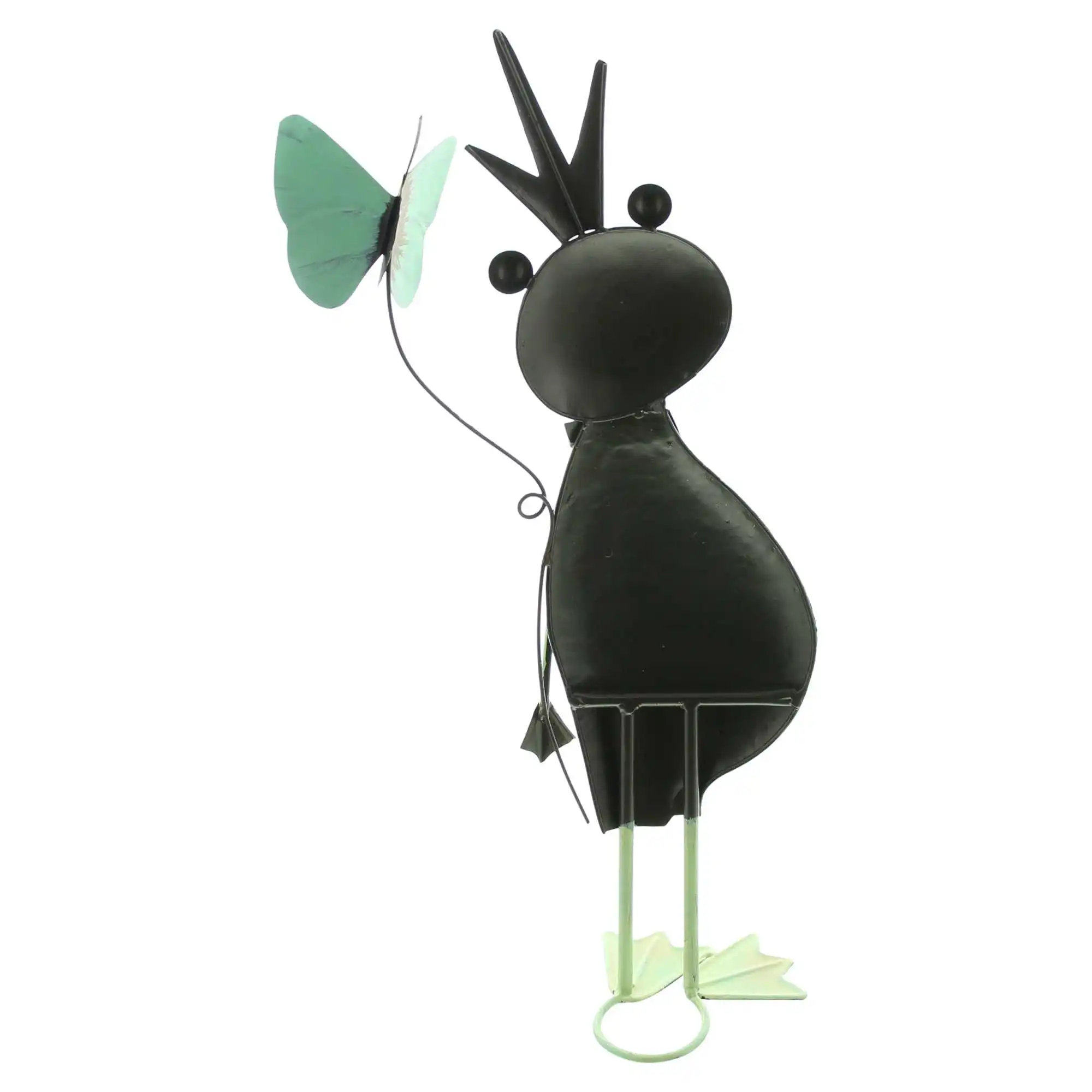 Acheter Figurine "grenouille avec papillon"  dans la boutique en ligne de Frank Flechtwaren pour Figurines de jardin