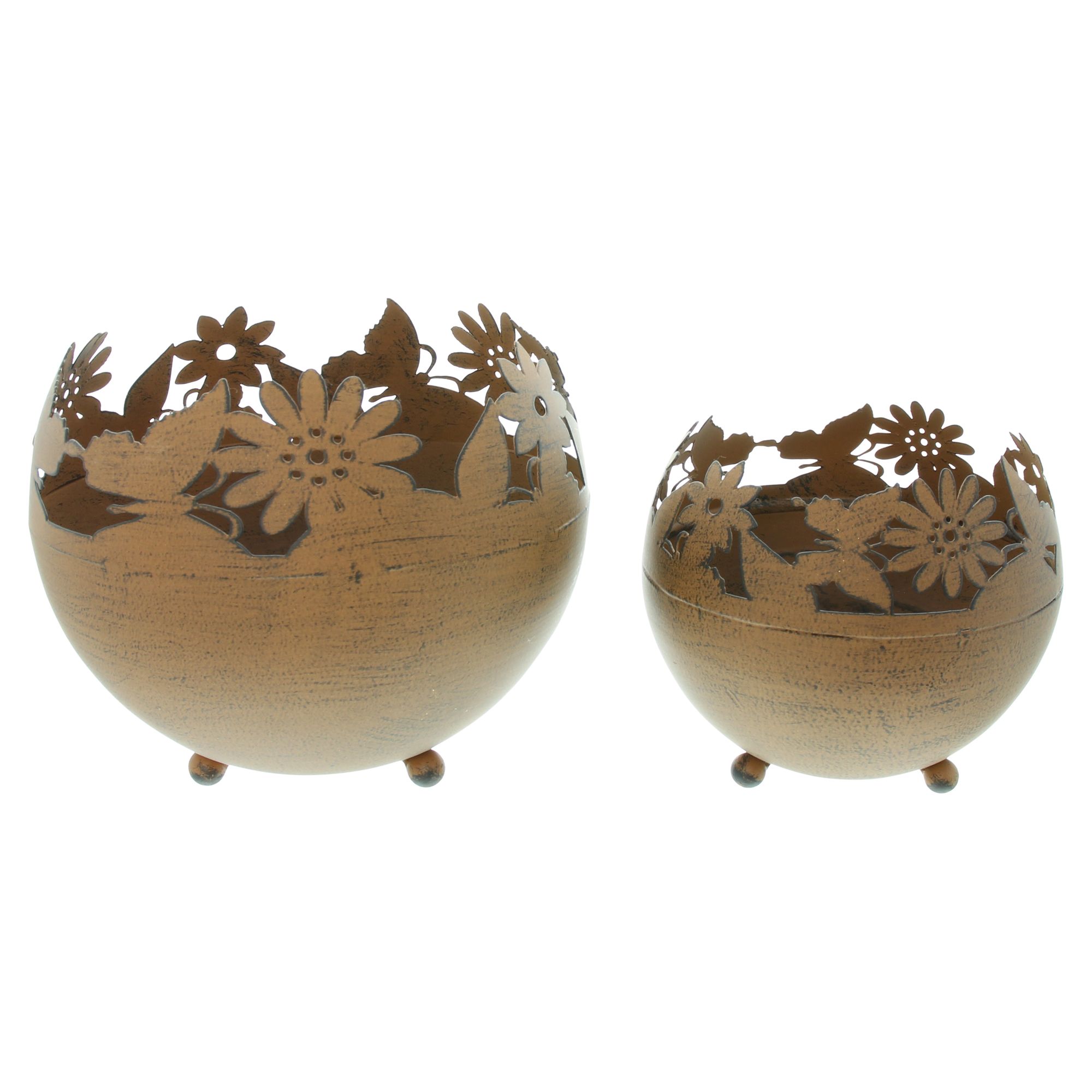 Acheter Lot de 2 photophores "prairie"  dans la boutique en ligne de Frank Flechtwaren pour Pâques